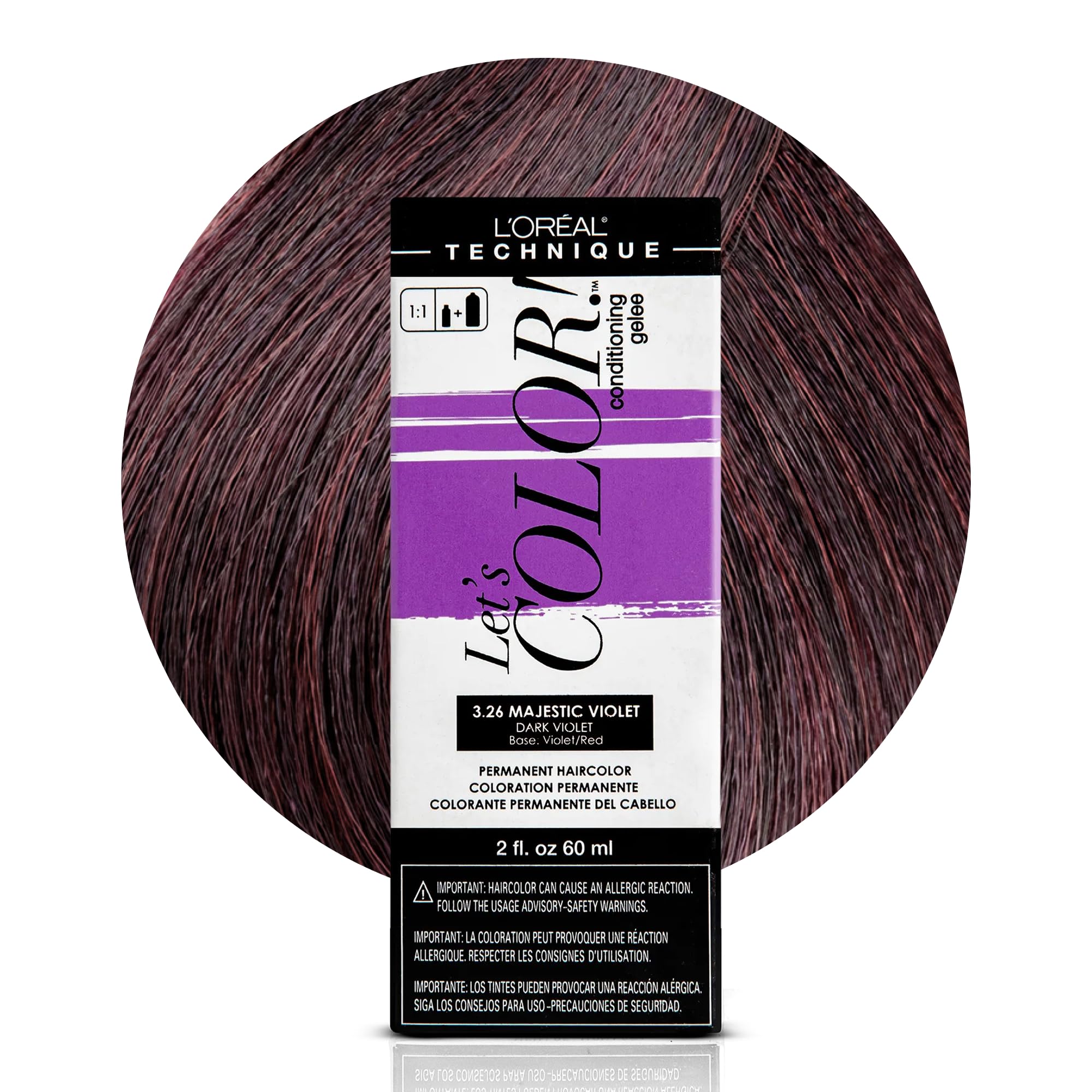 L'oreal Technique Let's Color Conditioning Gelee Permanent Hair Color High