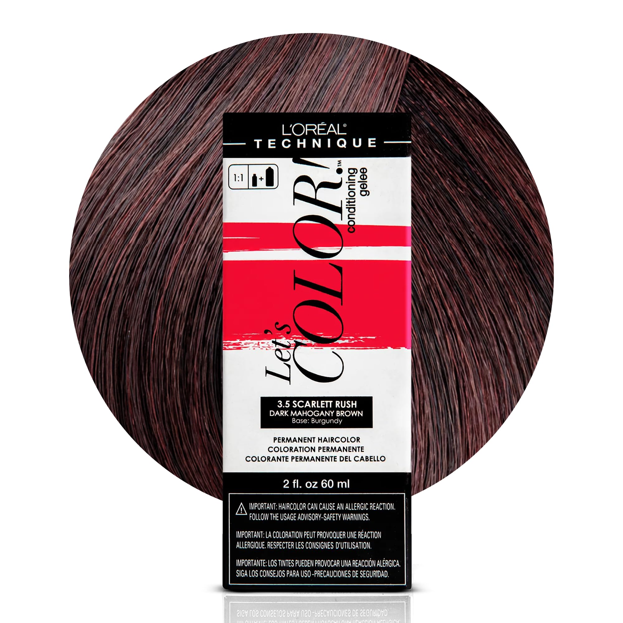 L'oreal Technique Let's Color Conditioning Gelee Permanent Hair Color High