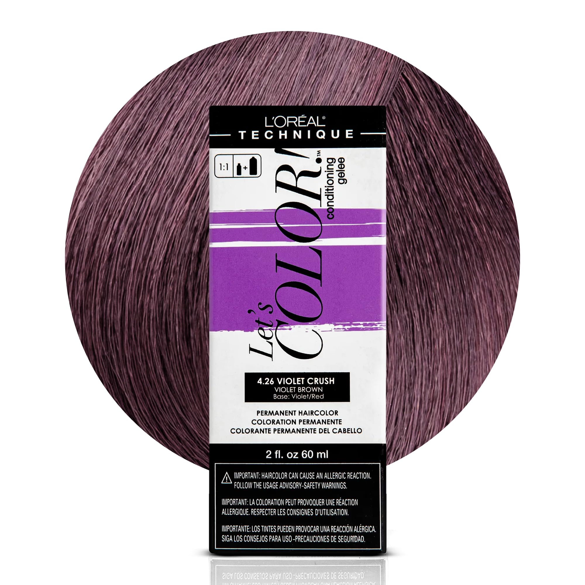 L'oreal Technique Let's Color Conditioning Gelee Permanent Hair Color High