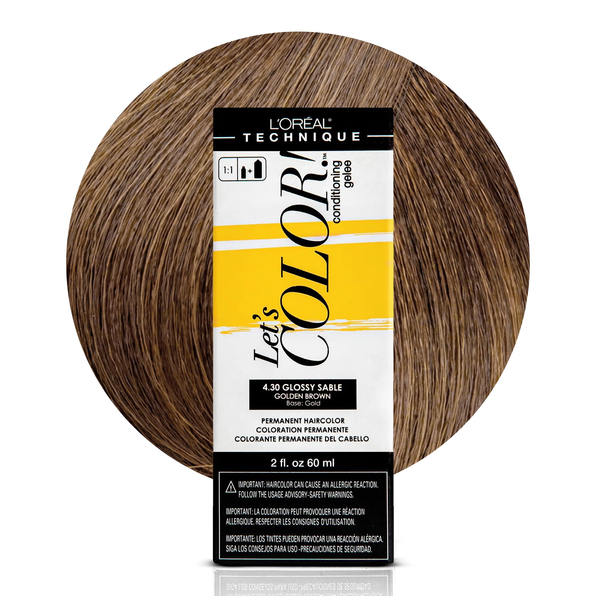 L'oreal Technique Let's Color Conditioning Gelee Permanent Hair Color High