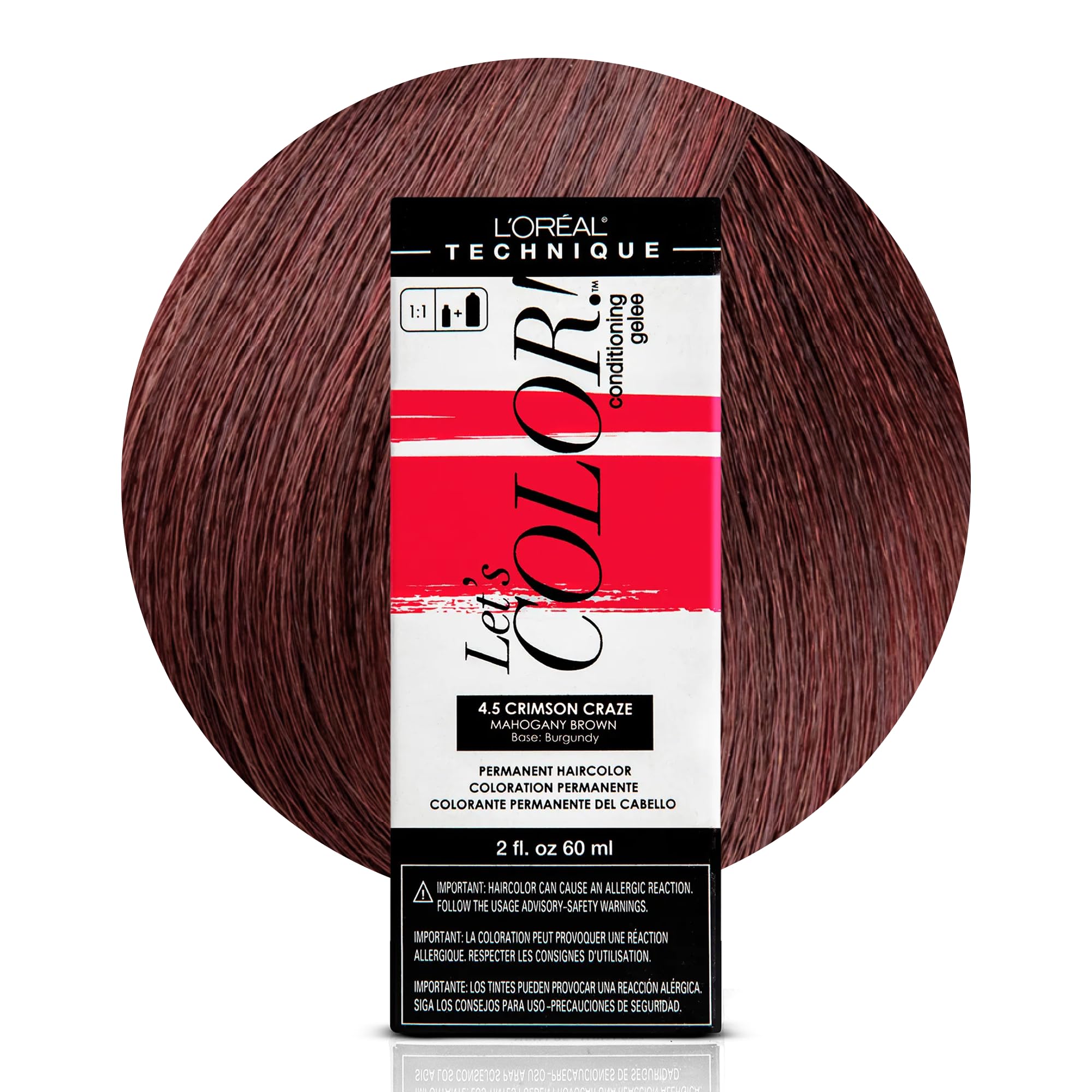 L'oreal Technique Let's Color Conditioning Gelee Permanent Hair Color High