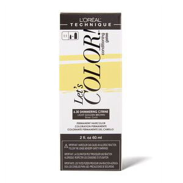 L'oreal Let's Color! Permanent Haircolor 6.30 Shimmering Citrine 2 oz
