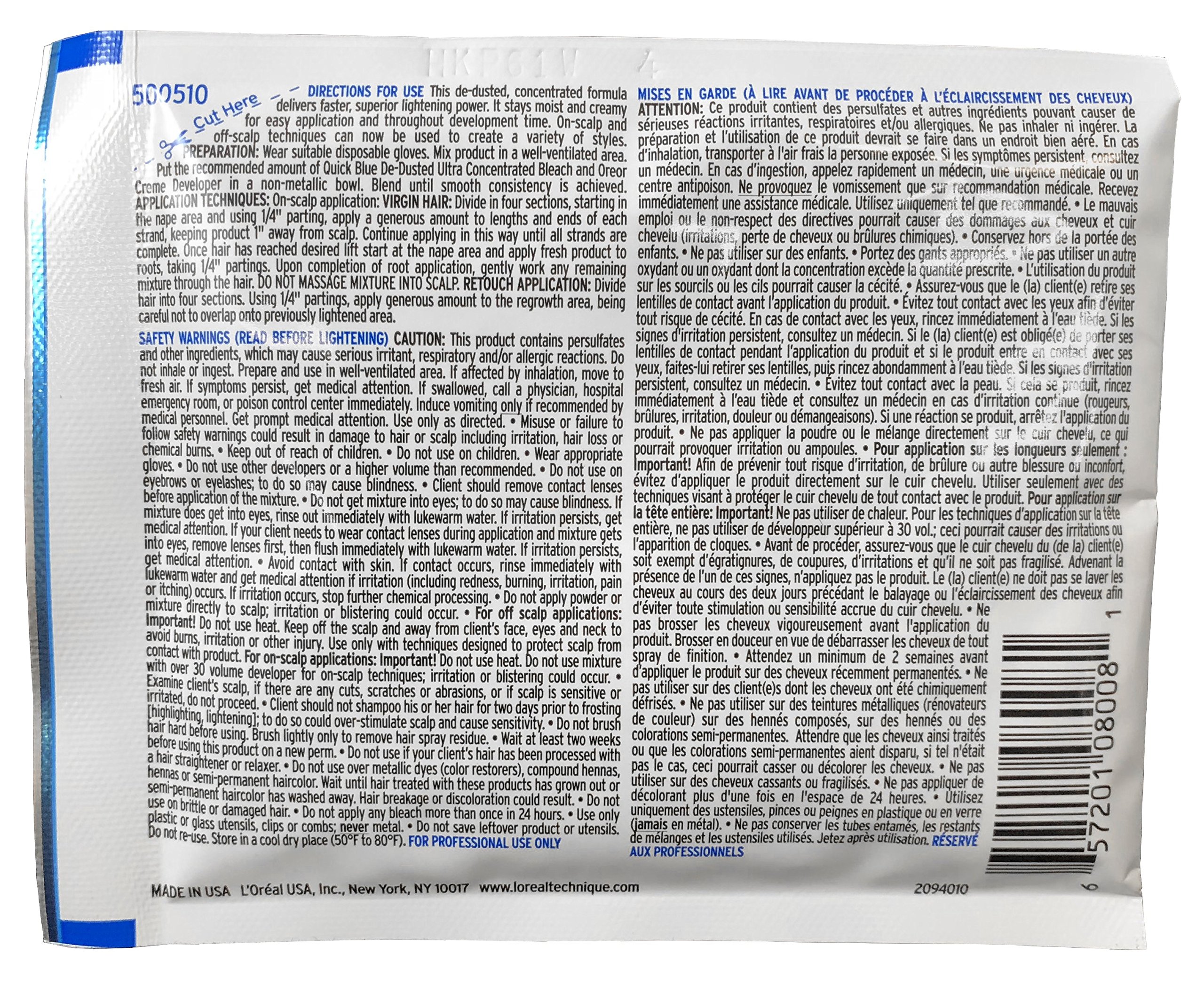 L'oreal Paris High Performance Quick Blue Powder Bleach Extra Strength 1 oz - Thumbnail 2