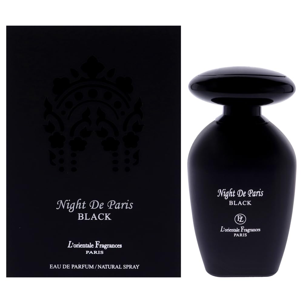 Geparlys Lorientale Fragrances Night de Paris Black for Unisex Unisex EDP 3.3 oz