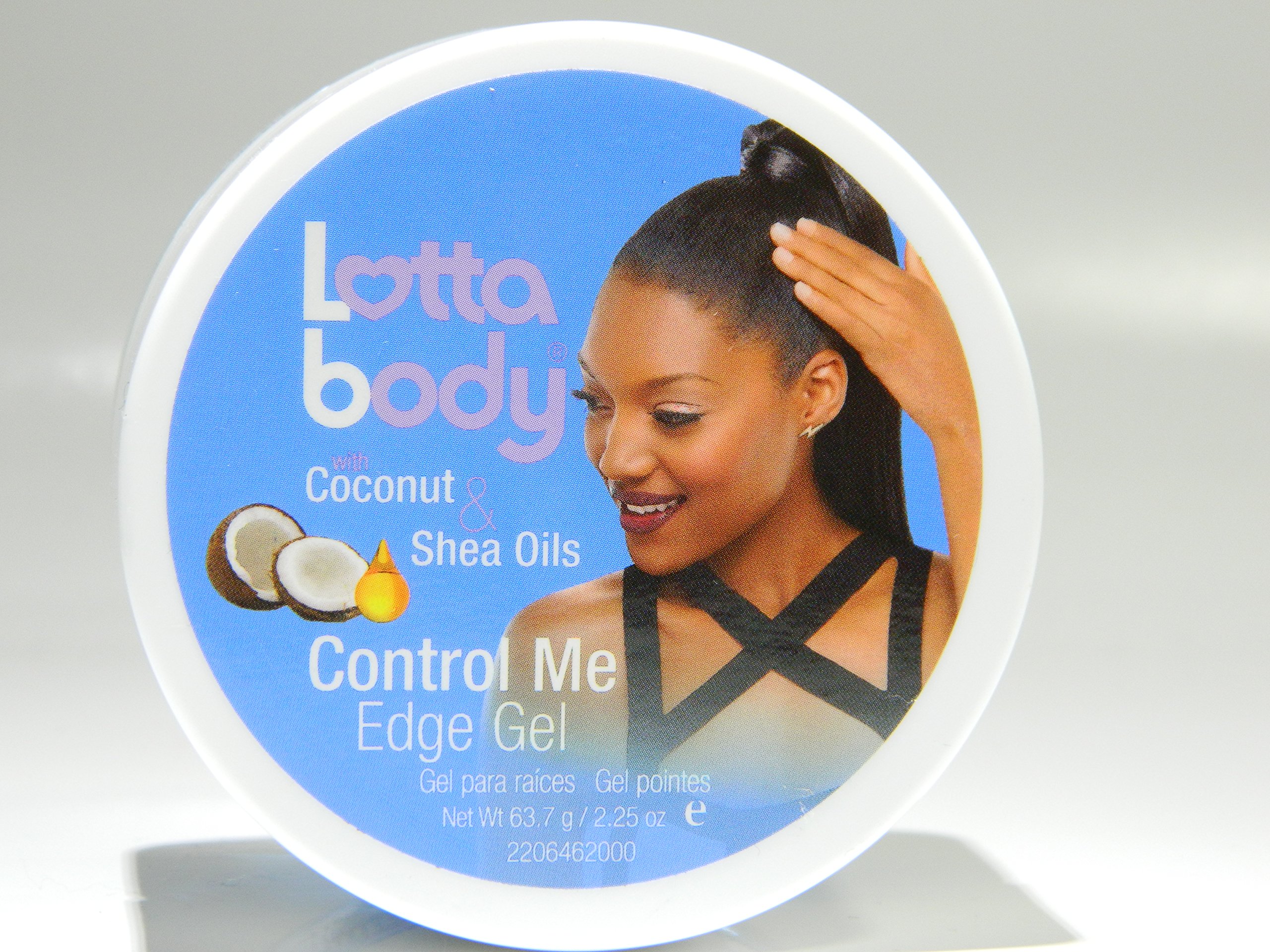 Lotta Body Coconut Shea Oils Control Me Edge Gel 2.25 oz - Thumbnail 2