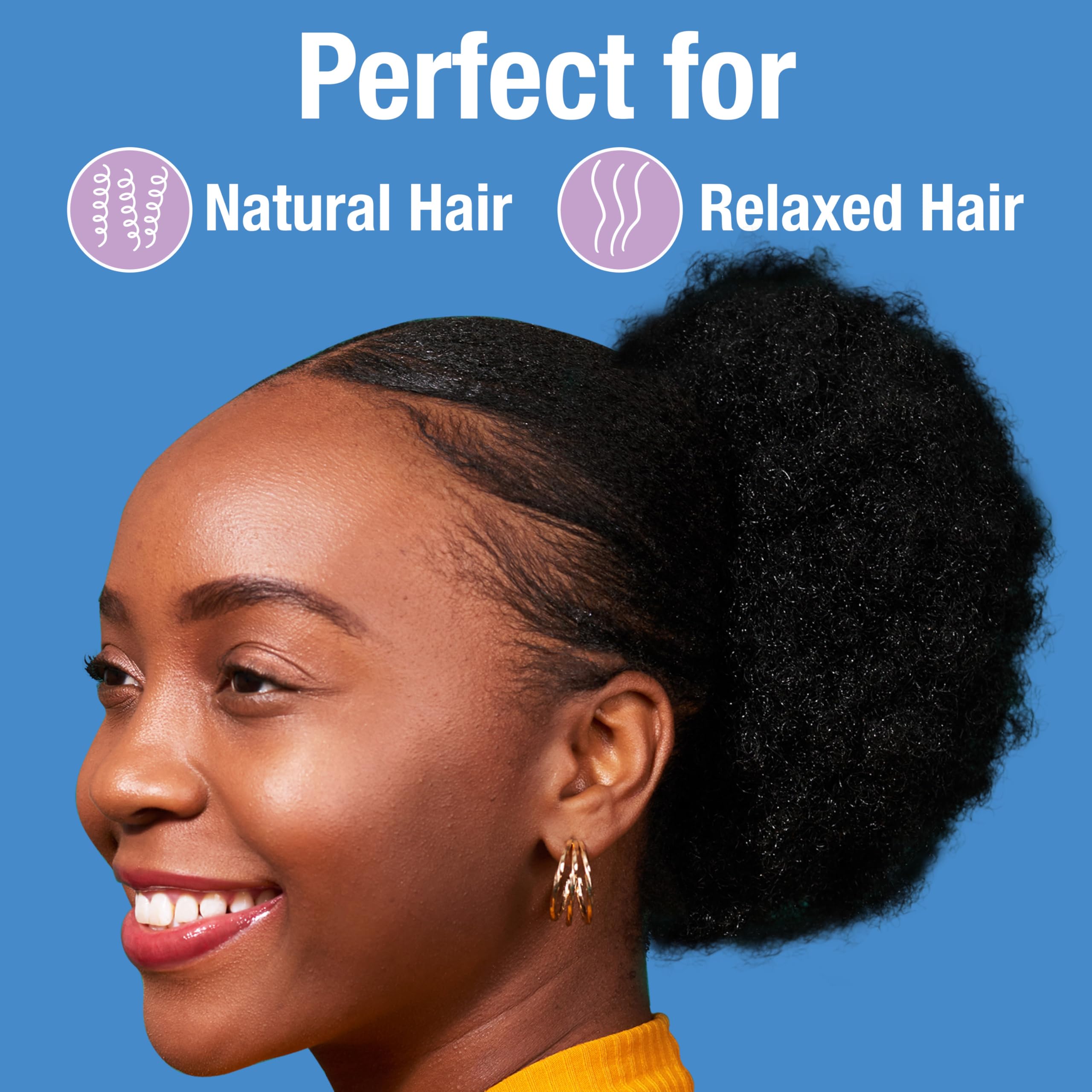 Lottabody Control Me Edge Gel With Coconut Shea Oils for All Hair Types Black - Thumbnail 2