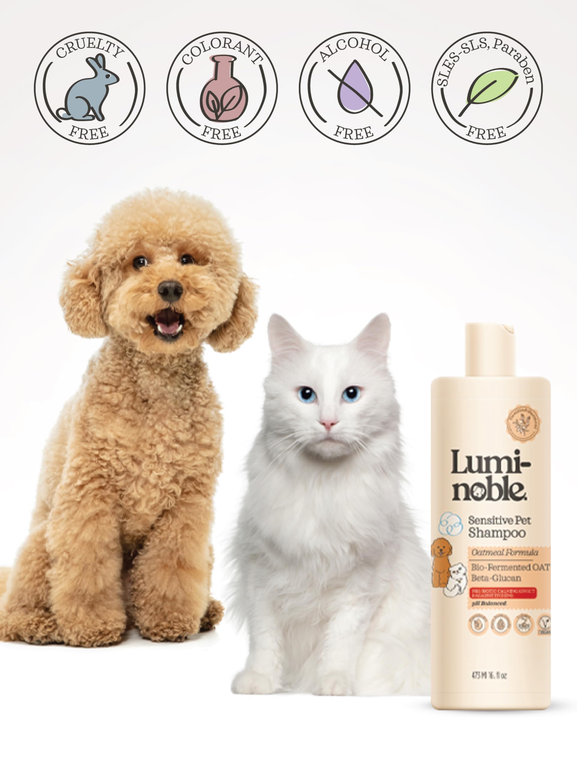 (3-pack) Lumi-Noble Sensitive Pet Shampoo - Thumbnail 3