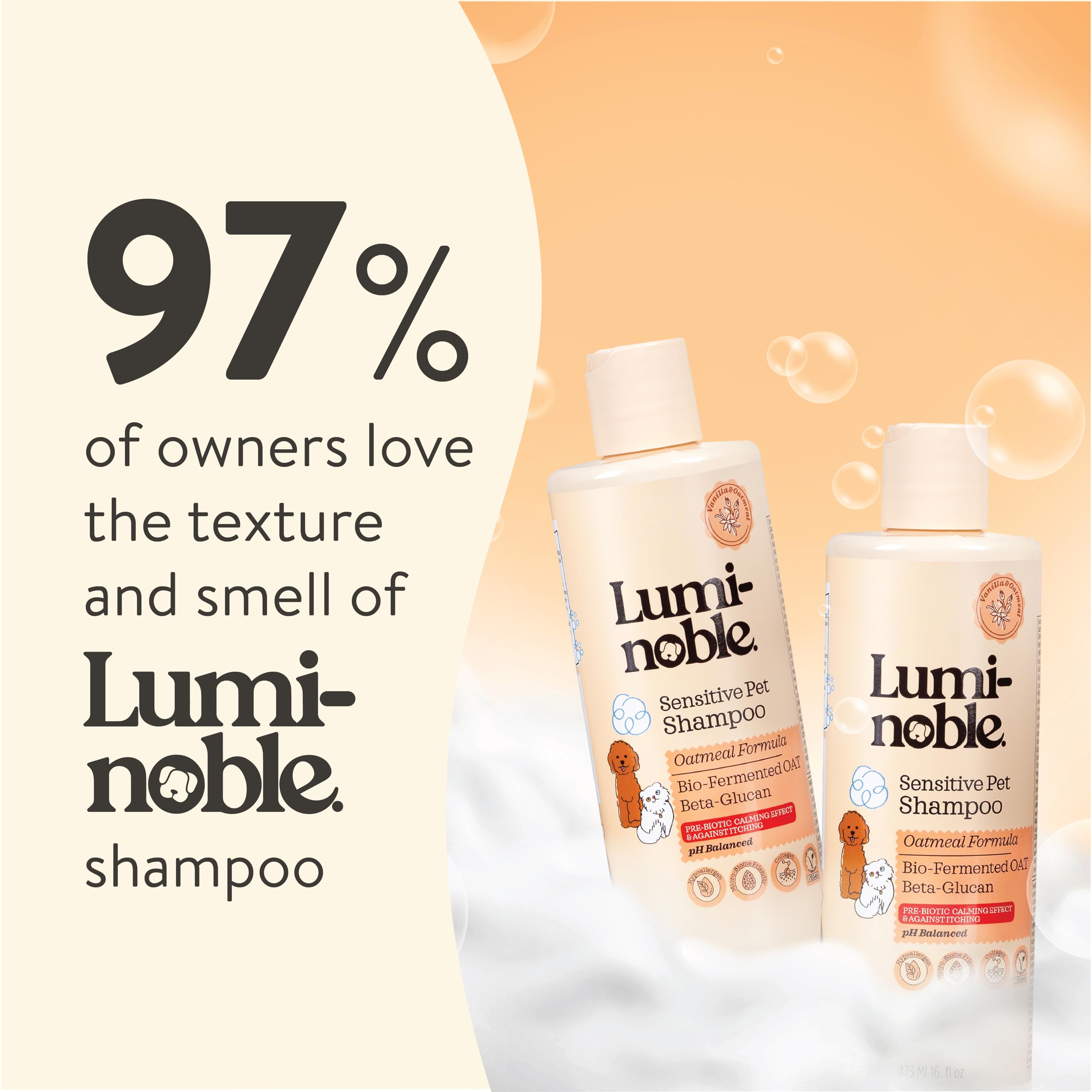(3-pack) Lumi-Noble Sensitive Pet Shampoo