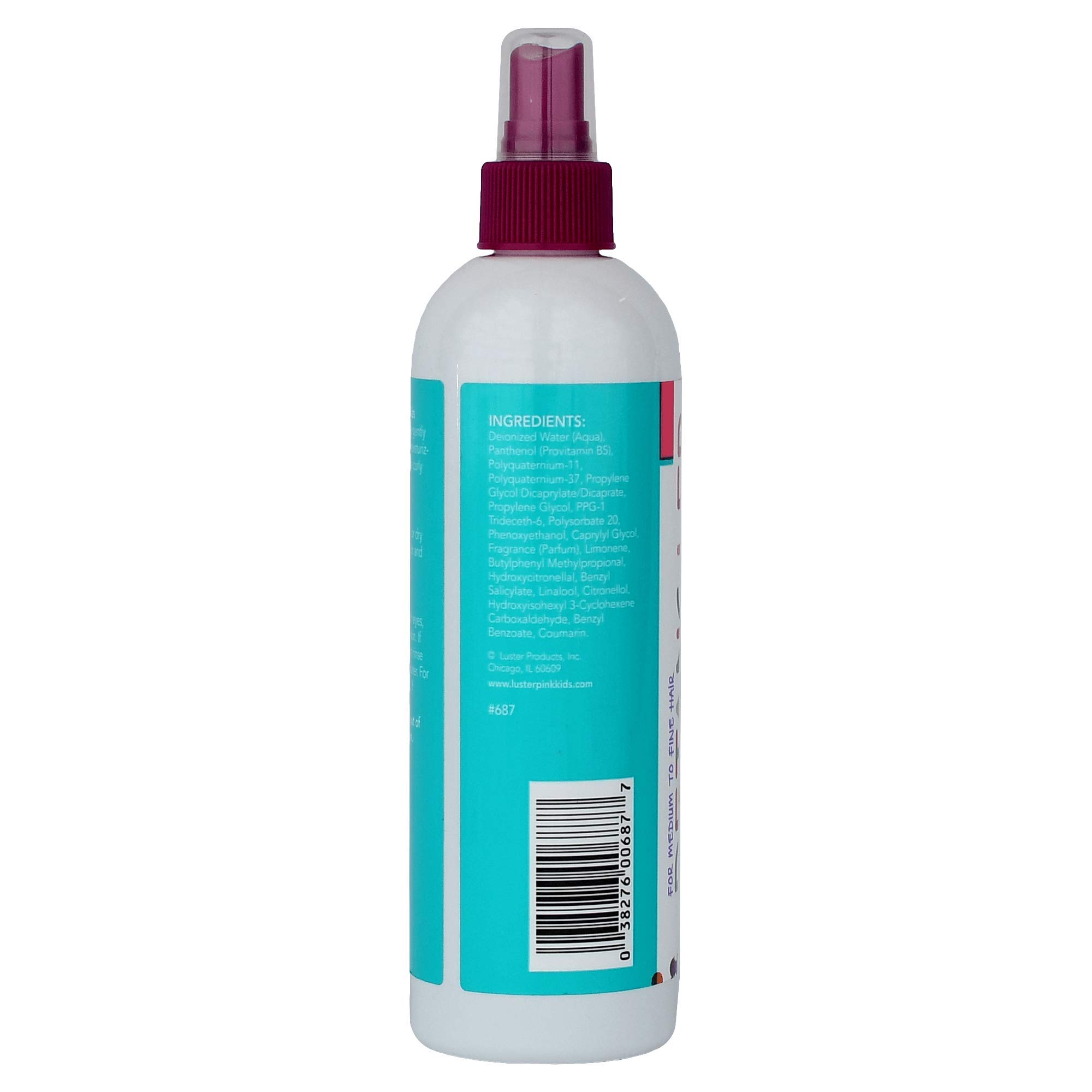 Luster's Pink Kids Detangling Made With Provitamin B5. 12 oz - Thumbnail 2