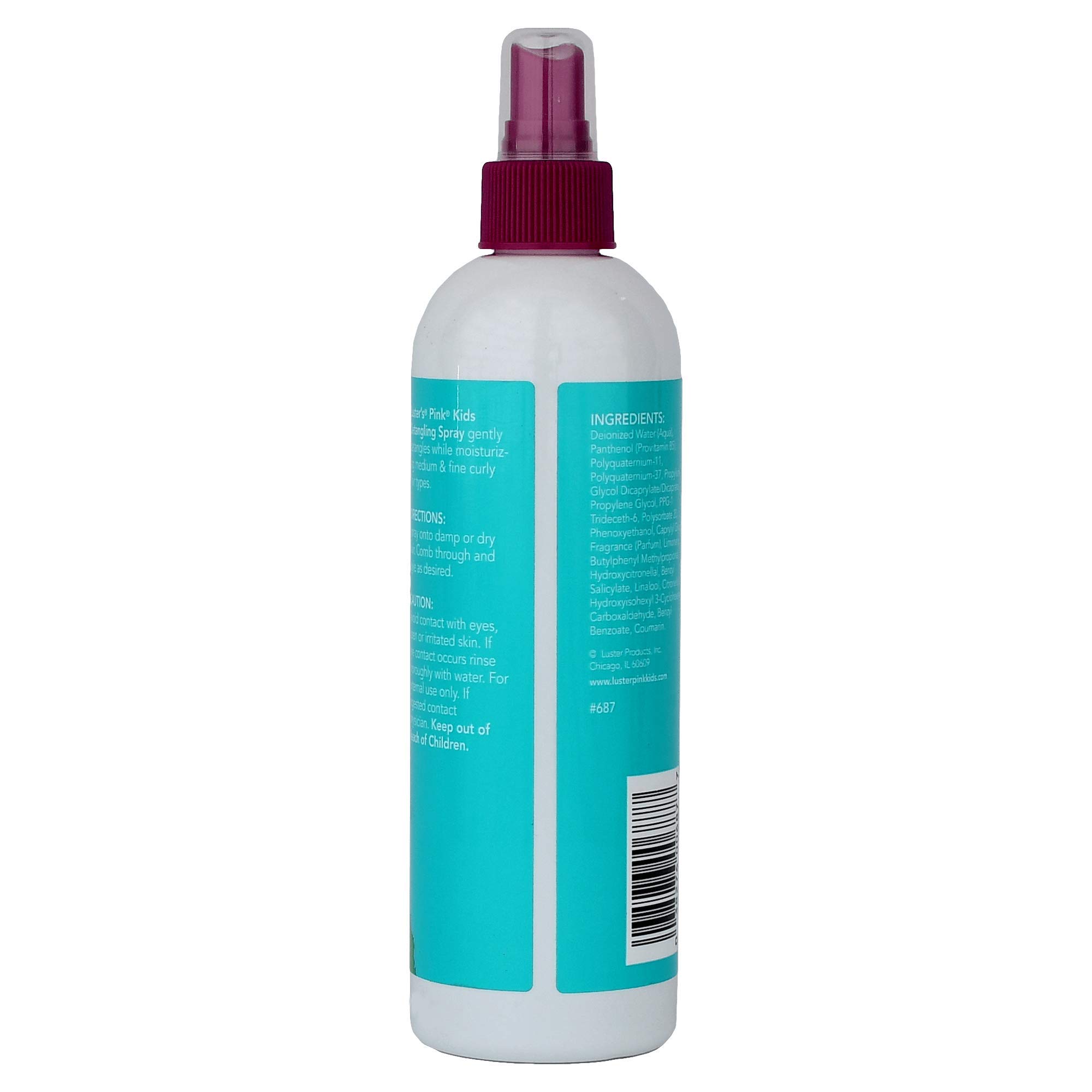 Luster's Pink Kids Detangling Made With Provitamin B5. 12 oz - Thumbnail 3