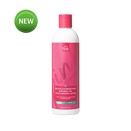 Lusters Pink Repair Strengthening Natural Oil Moisturizing Lotion 12 oz