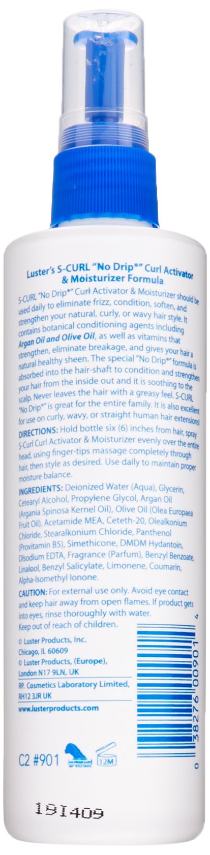 Luster's S Curl Activator Moisturizer No Drip 8 Ounce Bottle - Thumbnail 2