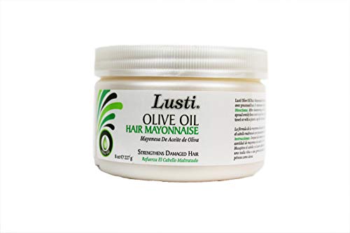 Lusti Olive Oil Hair Mayonnaise 8 Fl Oz Rejuvenate Hair Scalp Repair Dry and - Thumbnail 3