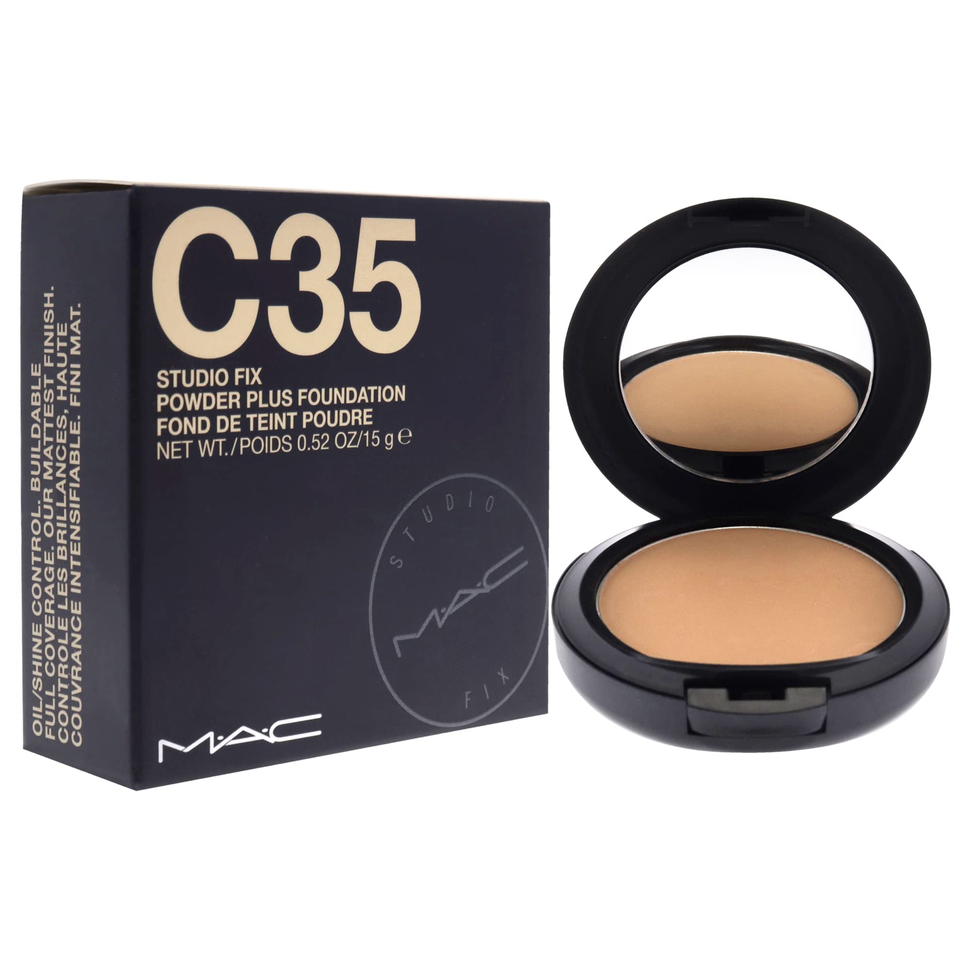 Mac Studio Fix Powder Plus Foundation C35 Foundation Women 0.52 oz - Thumbnail 3