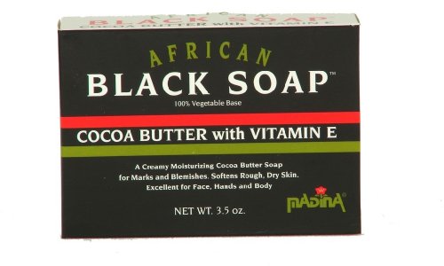 Cocoa Butter Black Soap - Thumbnail 3