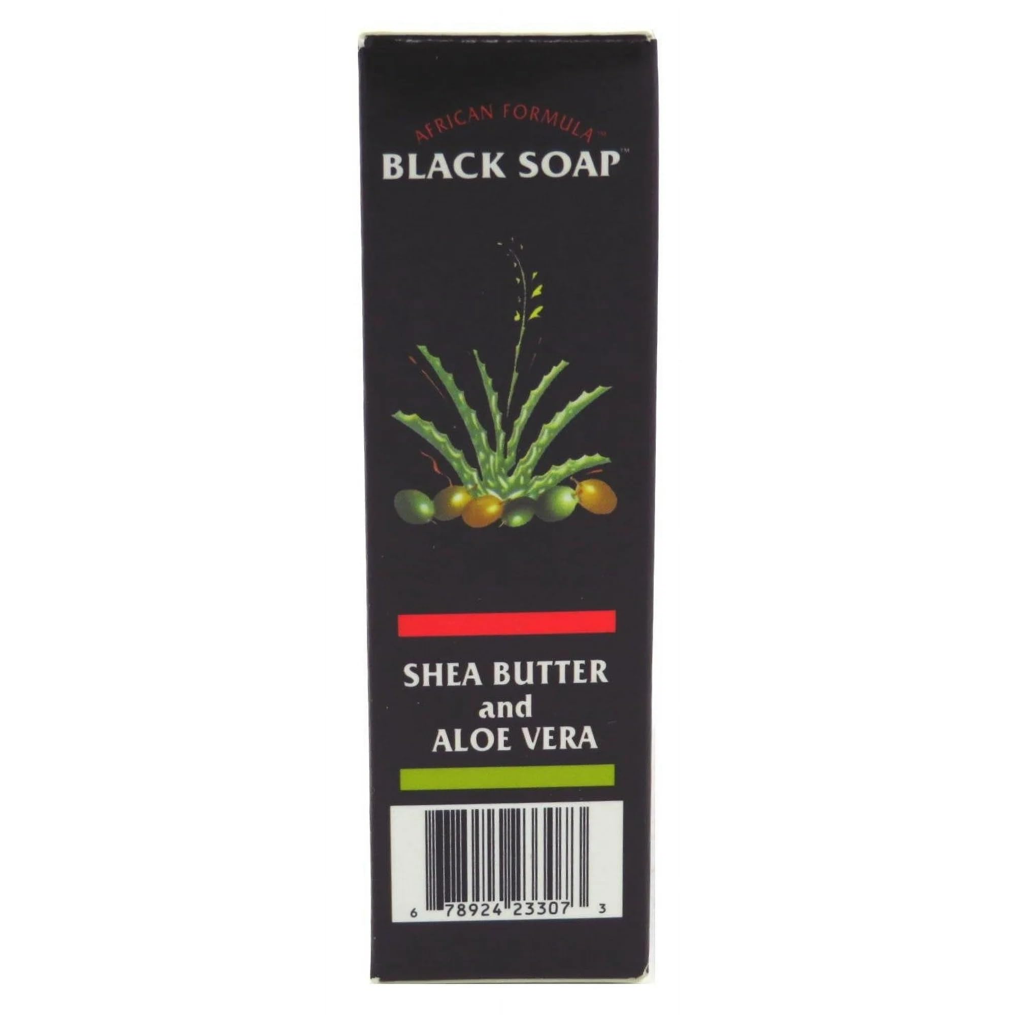Madina African Black Soap Shea Butter and Aloe Vera 3.5 oz - Thumbnail 3