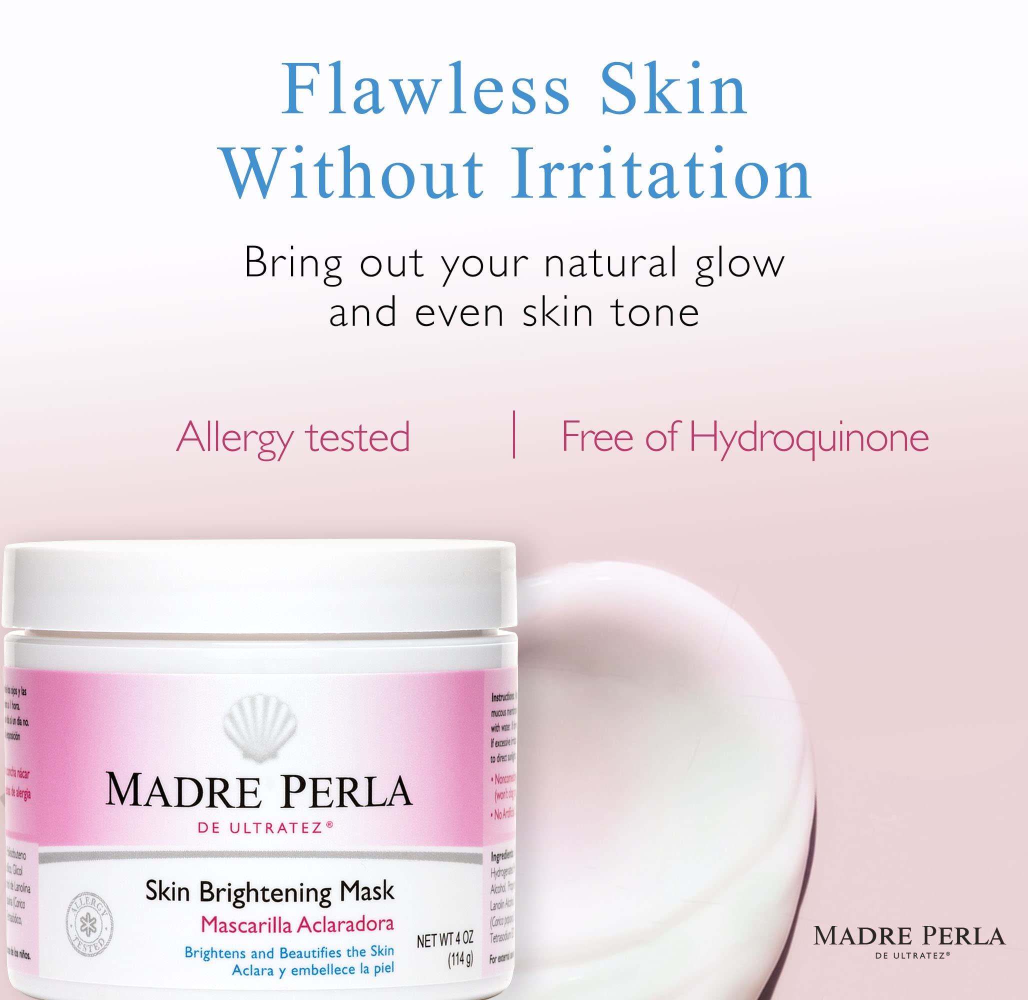 Madre Perla de Ultratez Skin Brightening Mask Moisturizing Mask for Face and - Thumbnail 2
