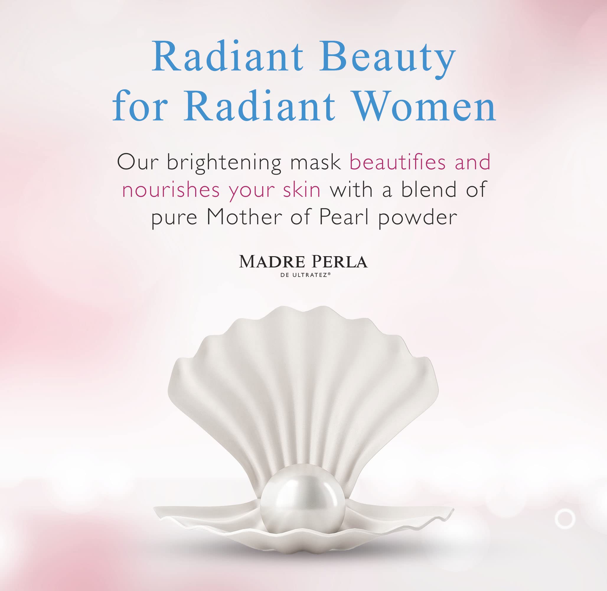 Madre Perla de Ultratez Skin Brightening Mask Moisturizing Mask for Face and