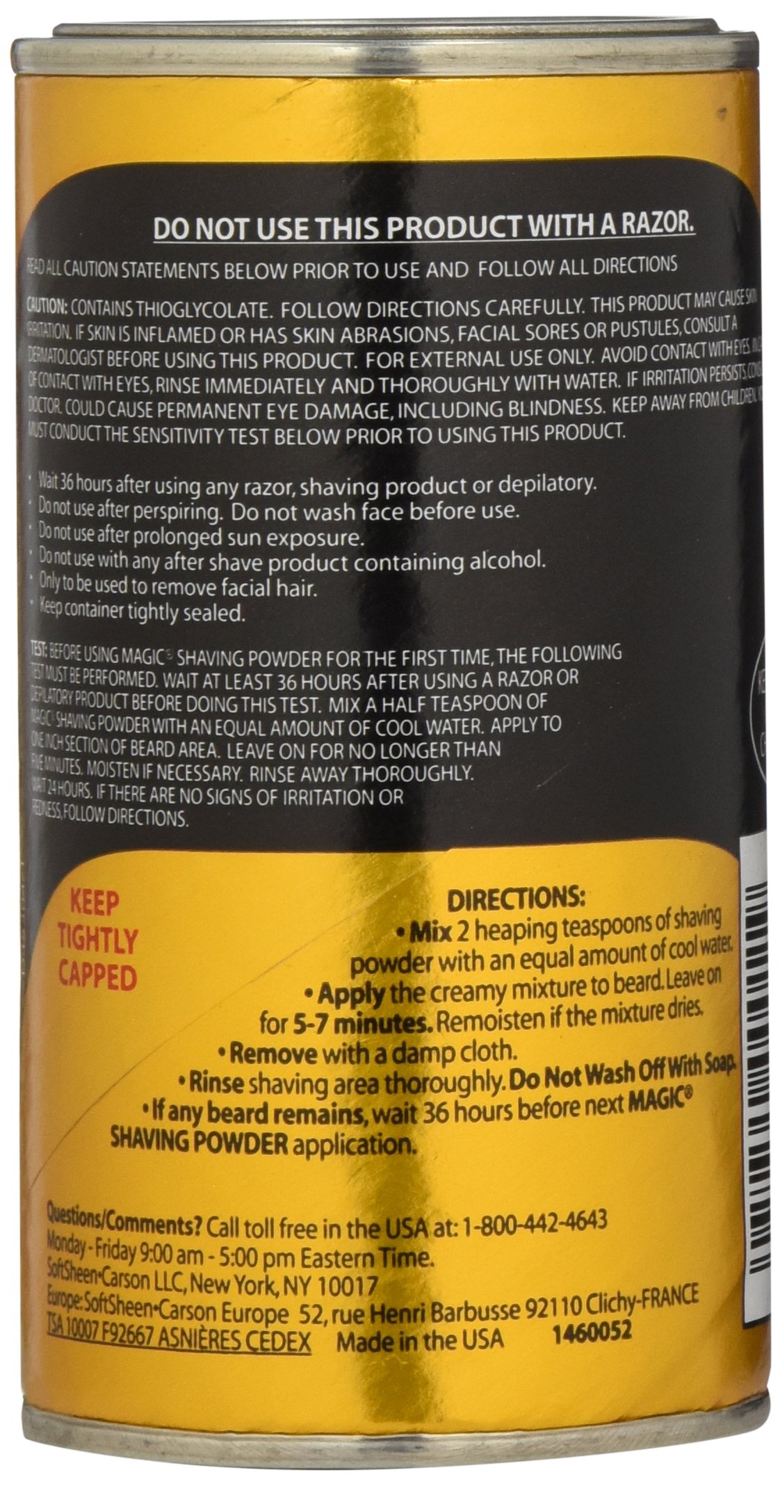 Softsheen Carson Fragrant Shaving Powder 4.5 Ounce Cans - Thumbnail 2