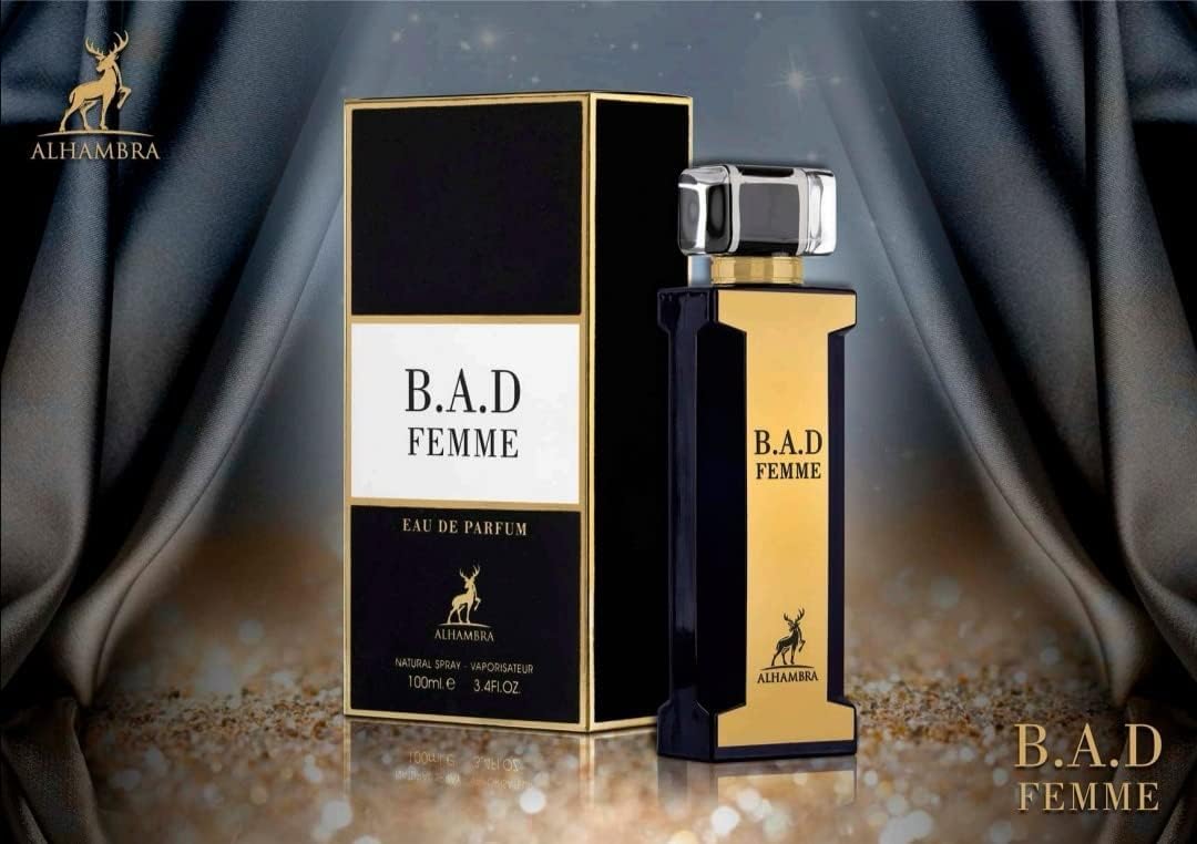 B.a.d By Maison Alhambra For Women EDP 3.4 oz - Thumbnail 3