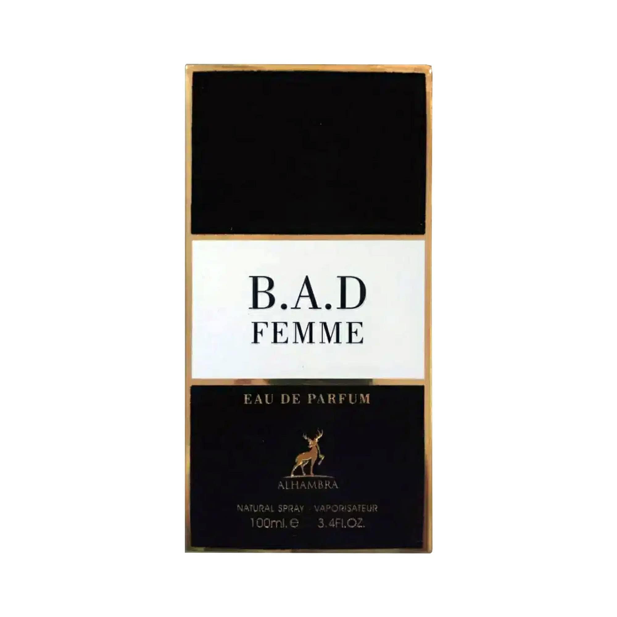 B.a.d By Maison Alhambra For Women EDP 3.4 oz