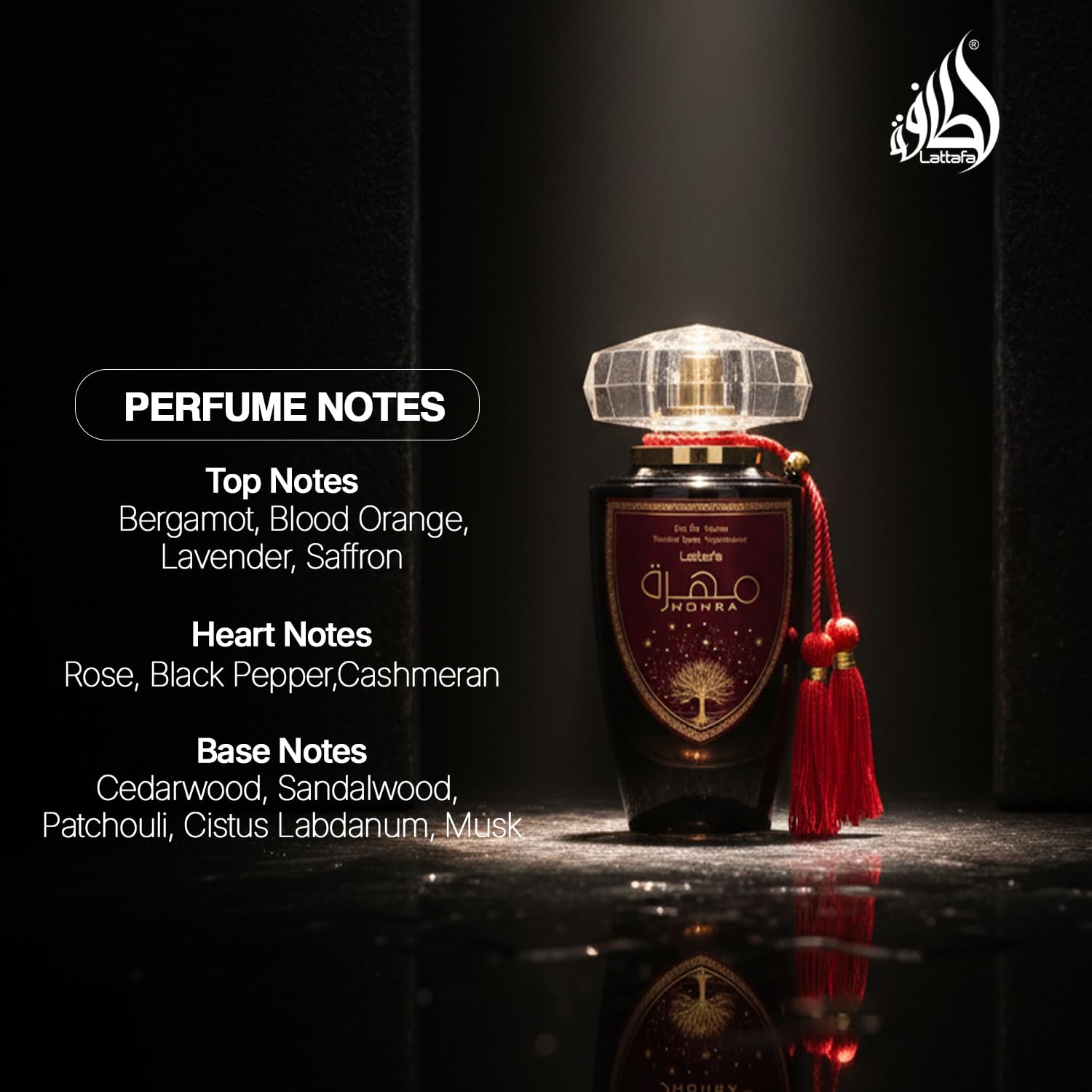 Lattafa Perfumes Mohra for Unisex Unisex EDP 3.4 oz - Thumbnail 2