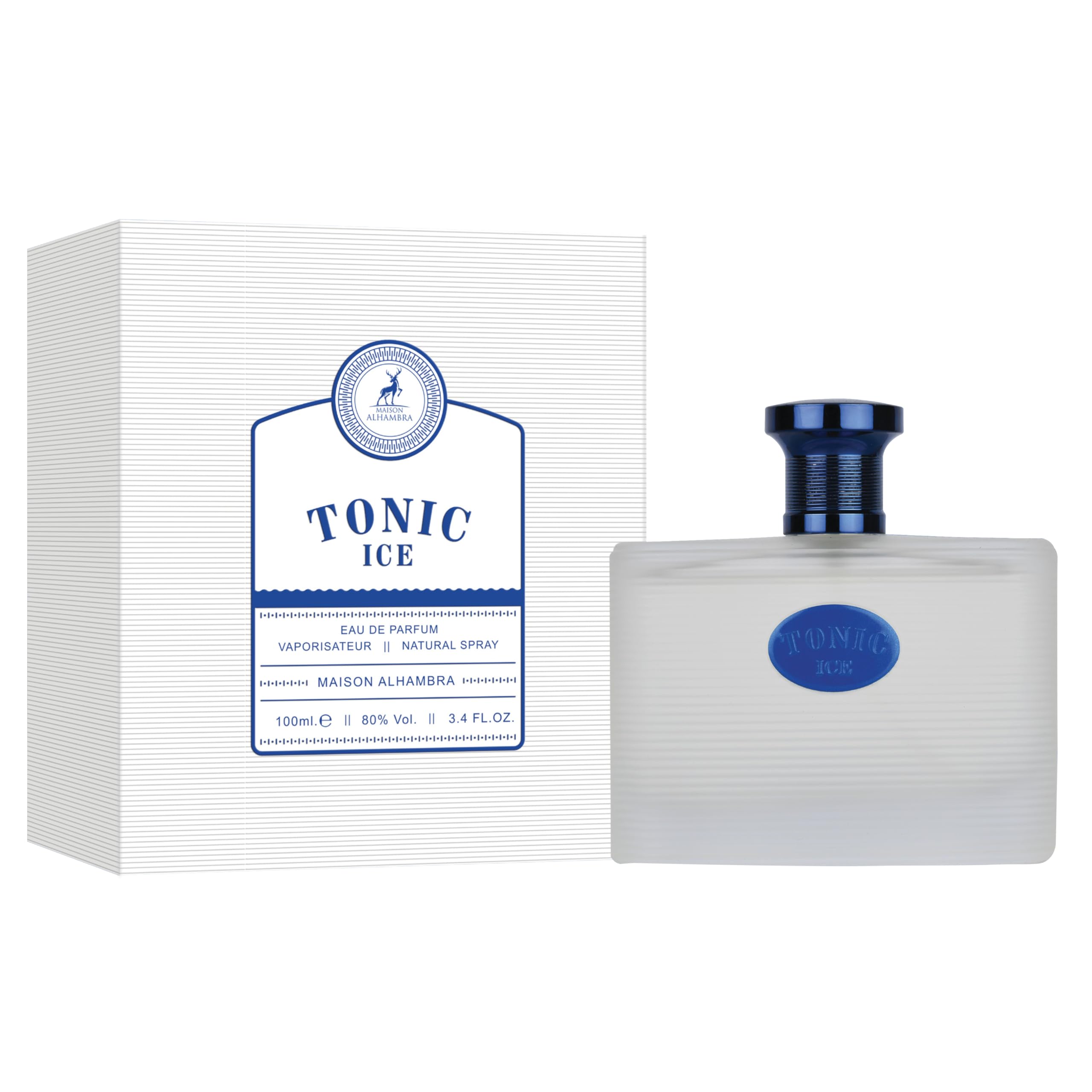 Maison Alhambra Tonic Ice Fresh Aquatic Citrus Musky Long Lasting for Unisex /