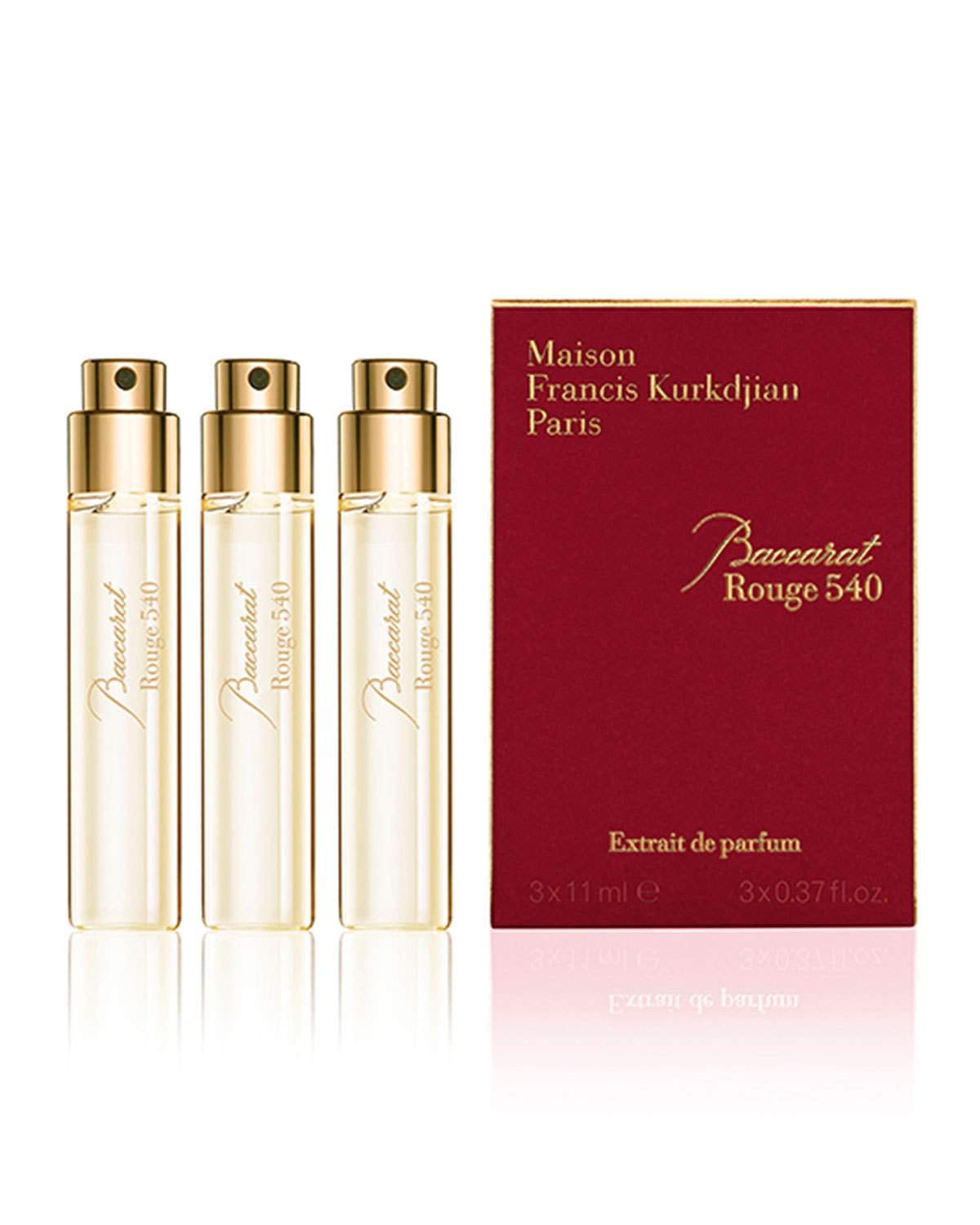 Maison Francis Kurkdjian Mfk Baccarat Rouge 540 Extrait 0.37 Fl Oz Set of 3