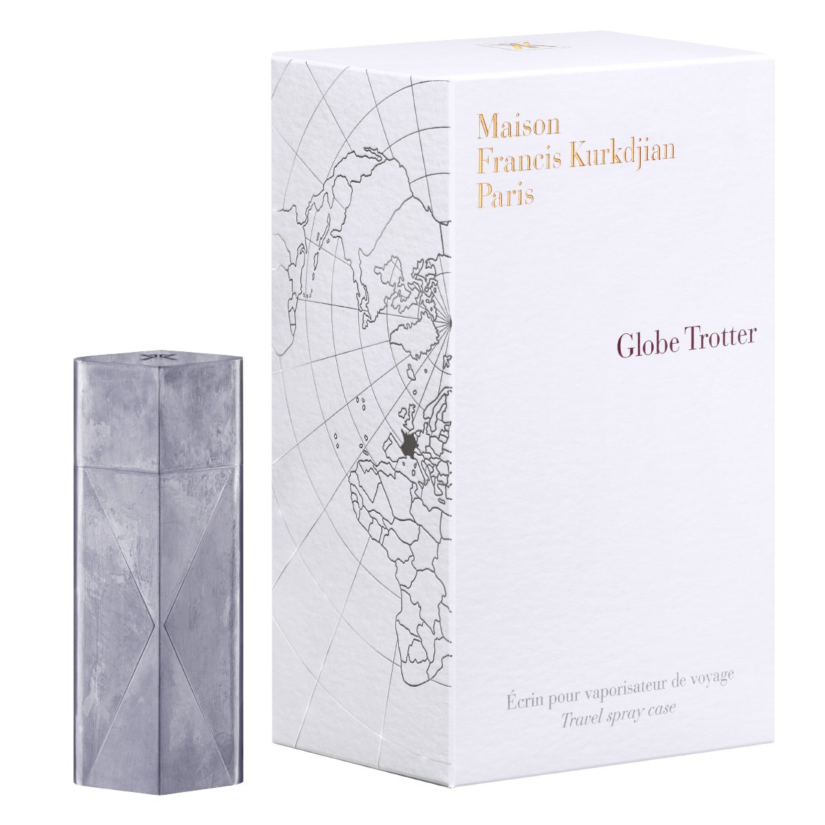 Maison Francis Kurkdjian Globe Trotter Travel Case Zinc