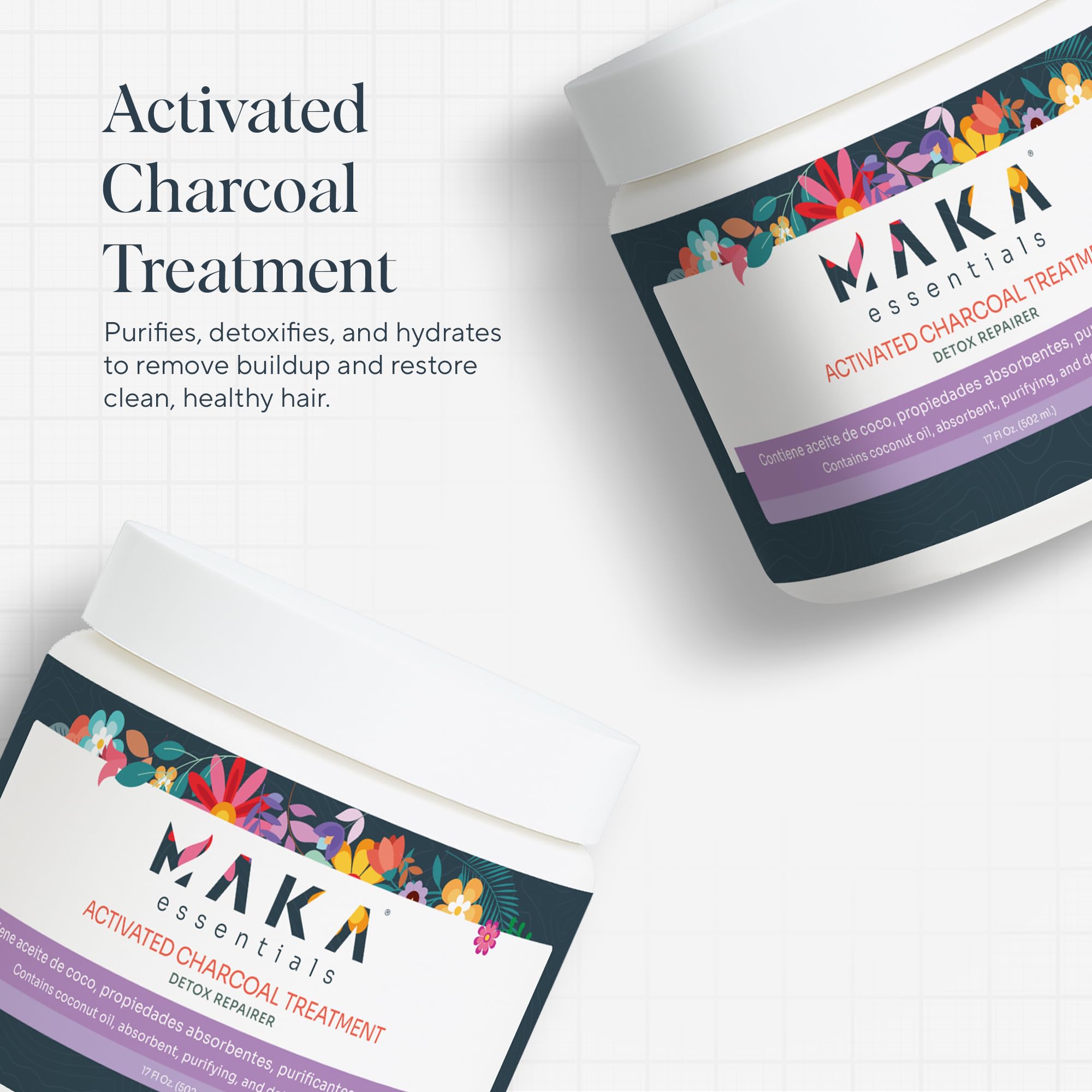 Hair Mask Deep Cleansing After Shampoo Charcoal Hair Treatment Repairs Restores - Thumbnail 3