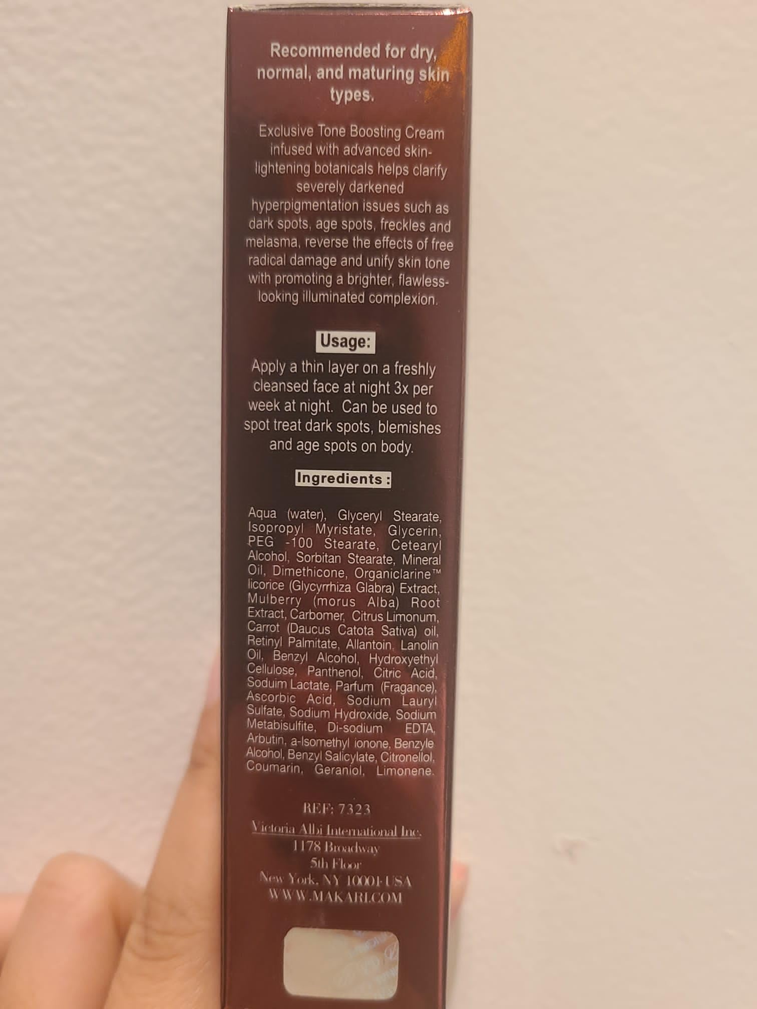 Makari Exclusive Active Intense Tone Boosting Face Cream | Skin Brightening