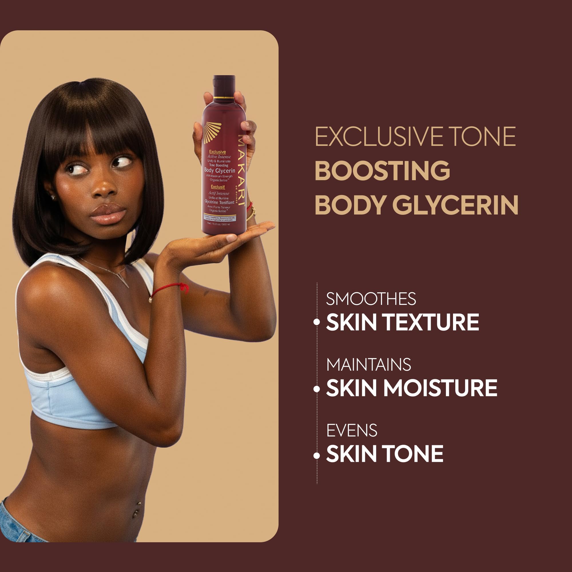 Makari Exclusive Active Intense Tone Boosting Body Glycerin | Skin Brightening - Thumbnail 3