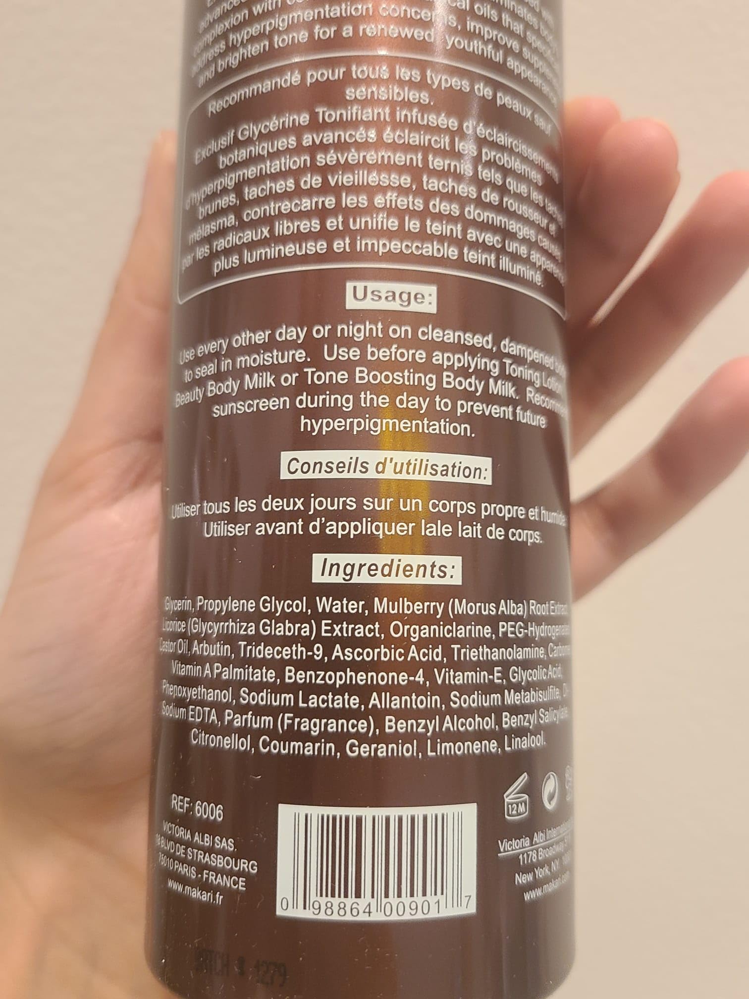 Makari Exclusive Active Intense Tone Boosting Body Glycerin | Skin Brightening