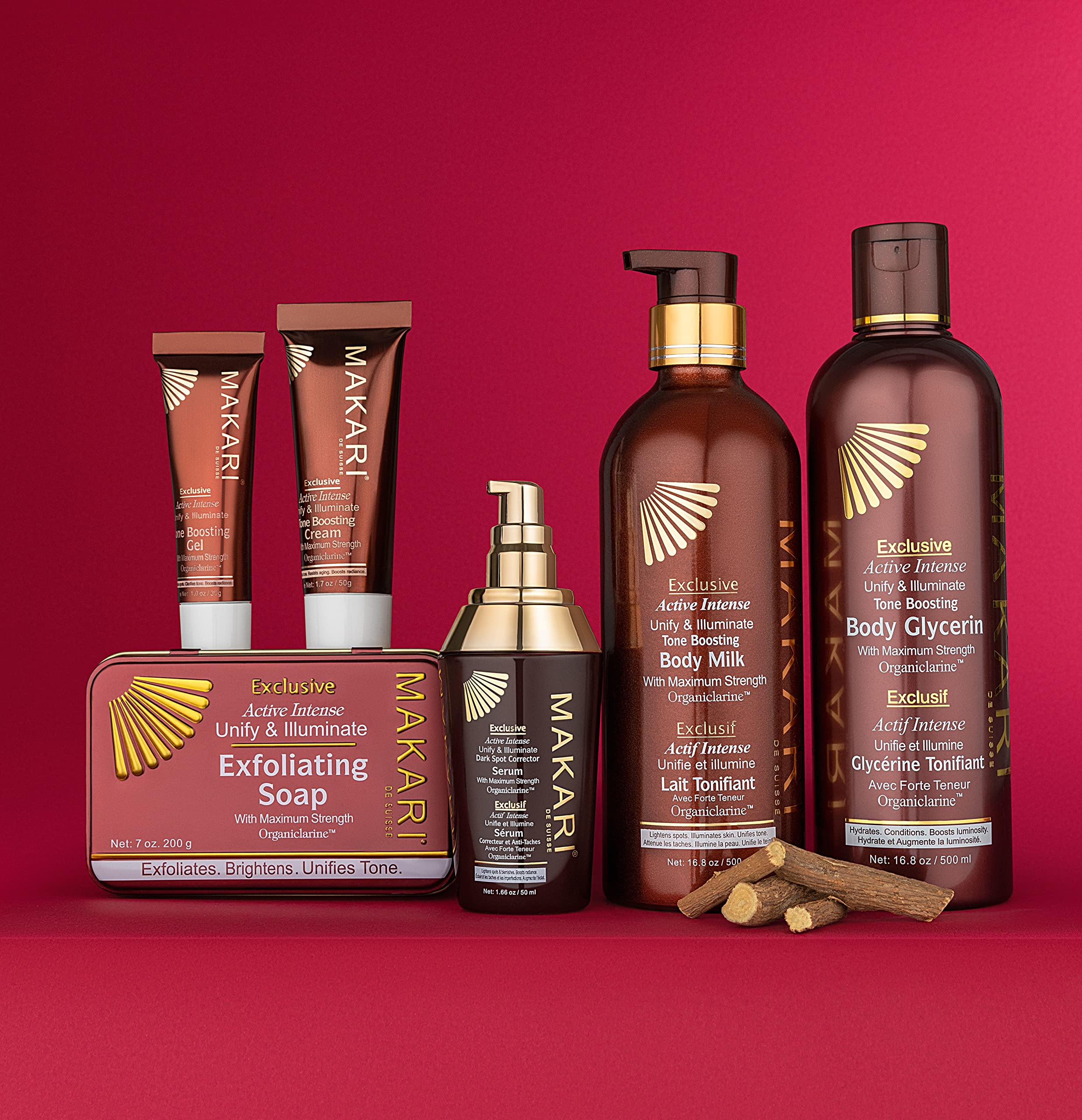 Makari Exclusive Dark Spot Corrector Serum Brightening Toning Body Serum With