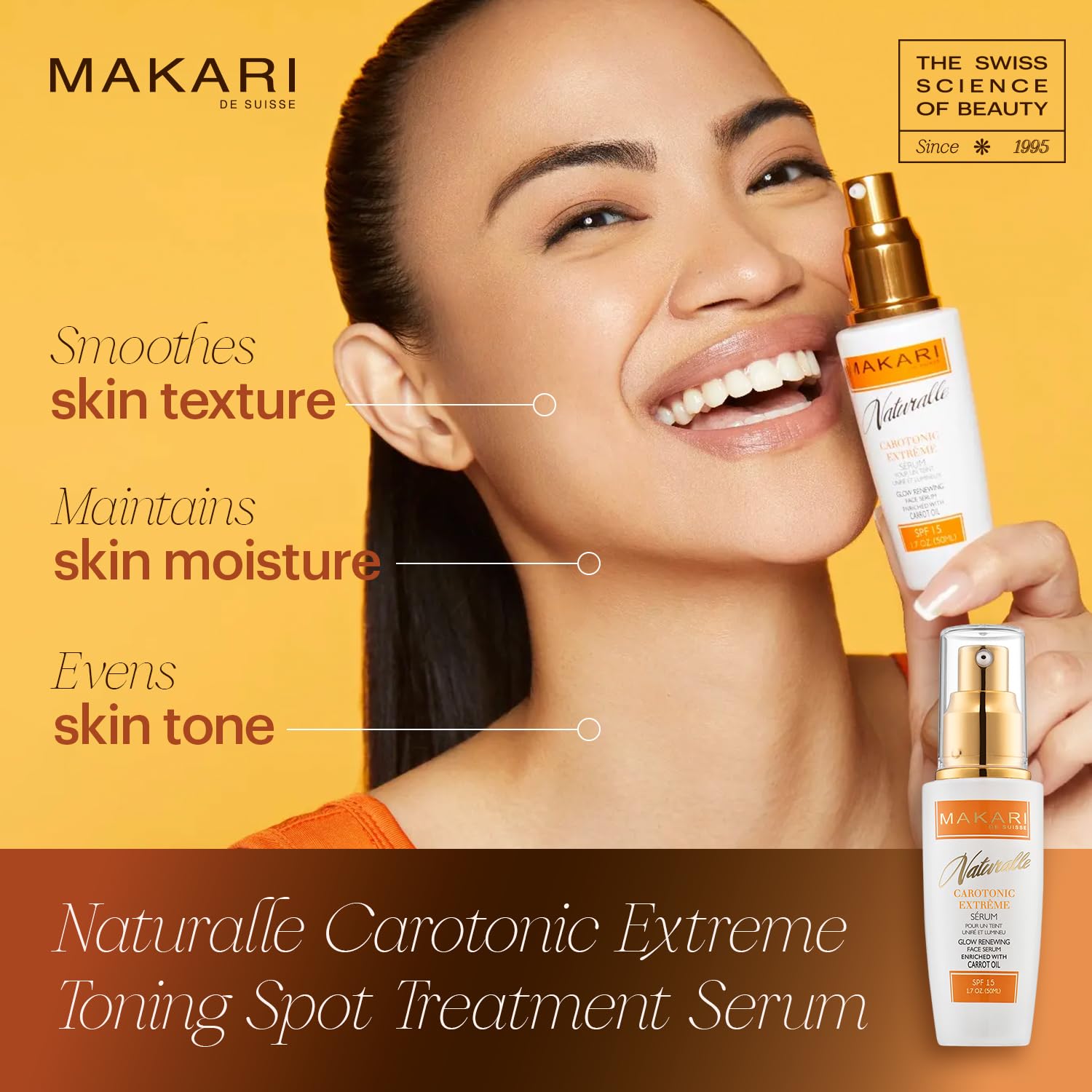 Makari Naturalle Carotonic Extreme Brightening Serum Spf15 | Helps Improve the - Thumbnail 3