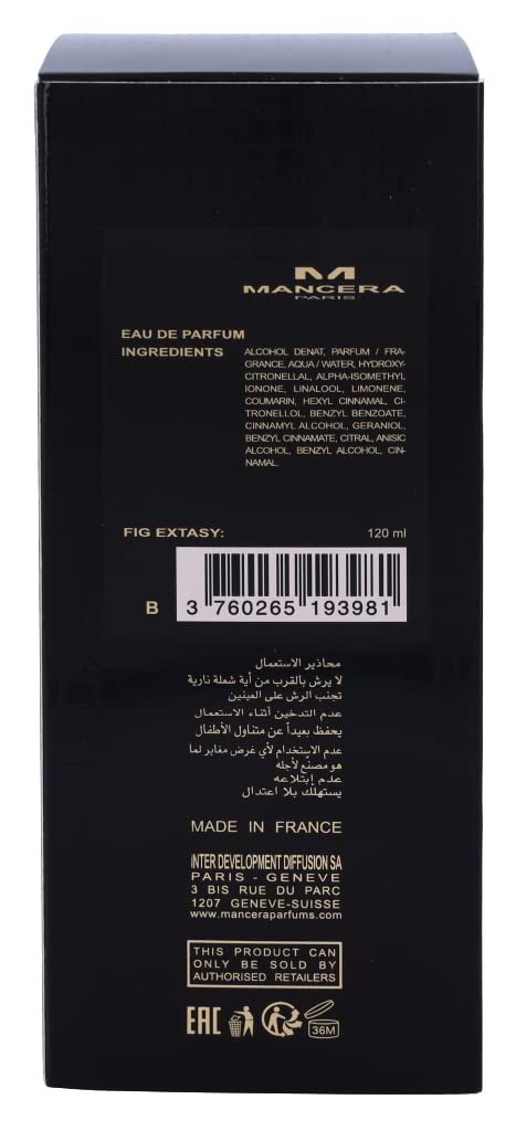 Mancera Fig Extasy By Mancera for Unisex Unisex EDP 4 oz - Thumbnail 3