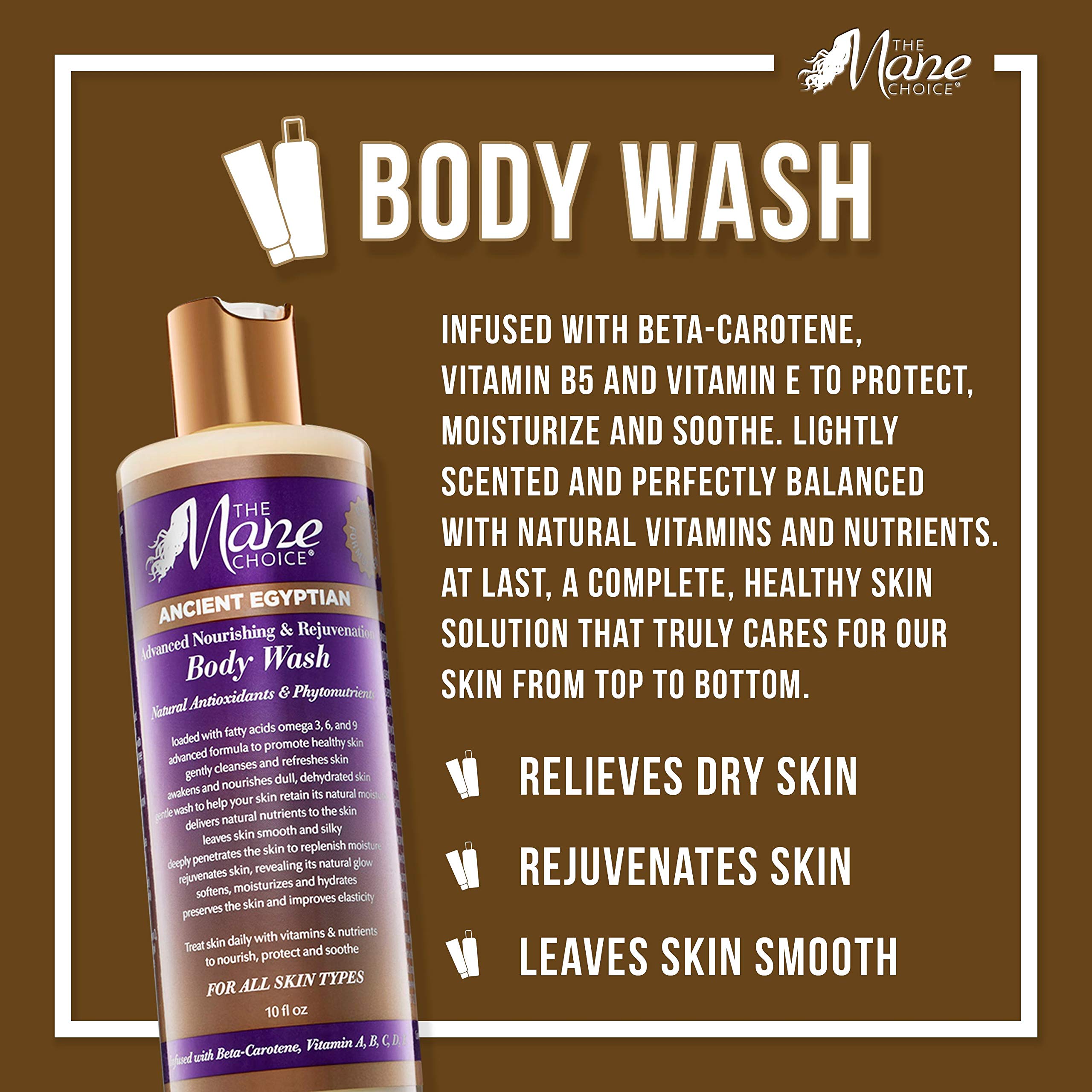 The Mane Choice Ancient Egyptian Advanced Nourishing Rejuvenation Body Wash - Thumbnail 2