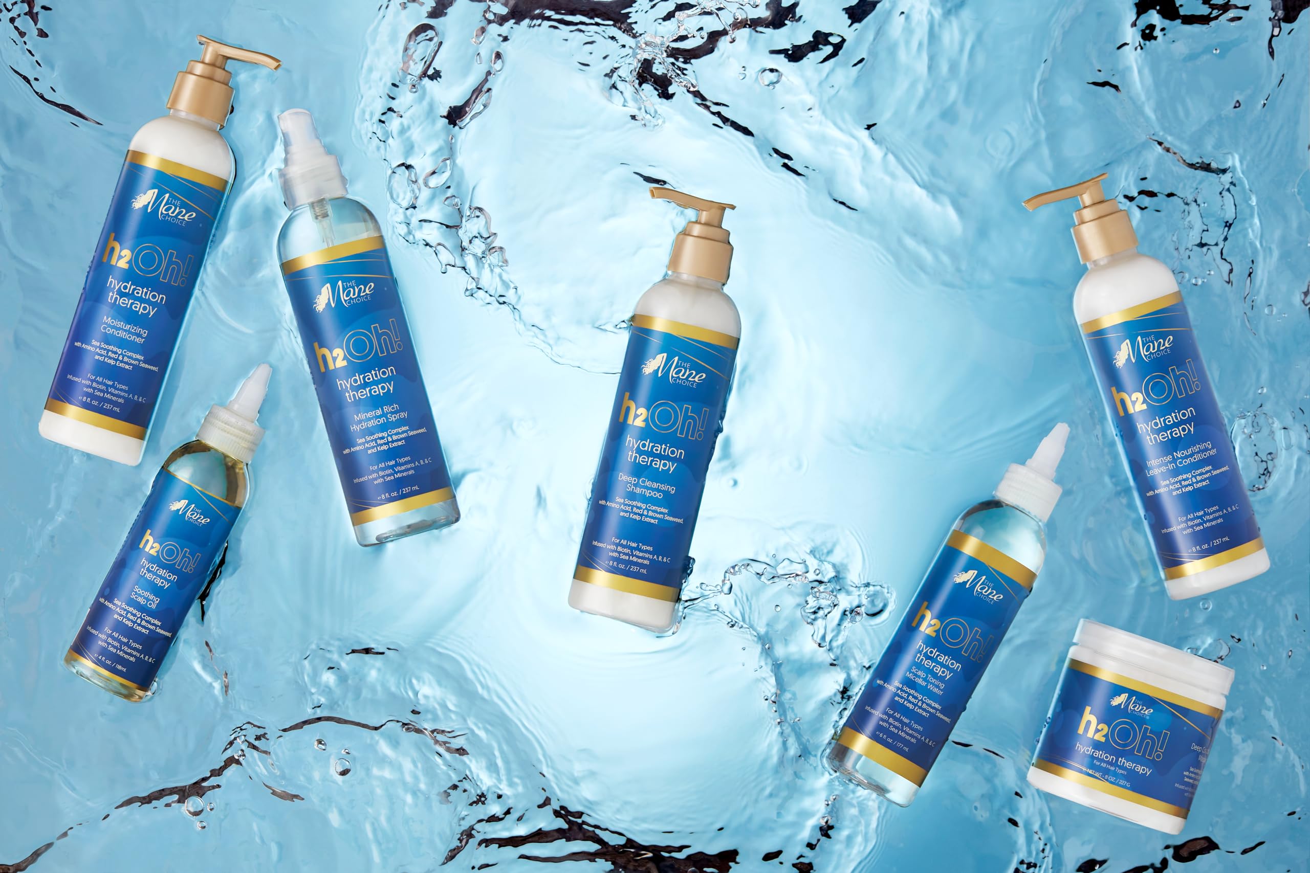 The Mane Choice H2oh! Hydration Therapy Moisturizing Conditioner 8 oz - Thumbnail 3