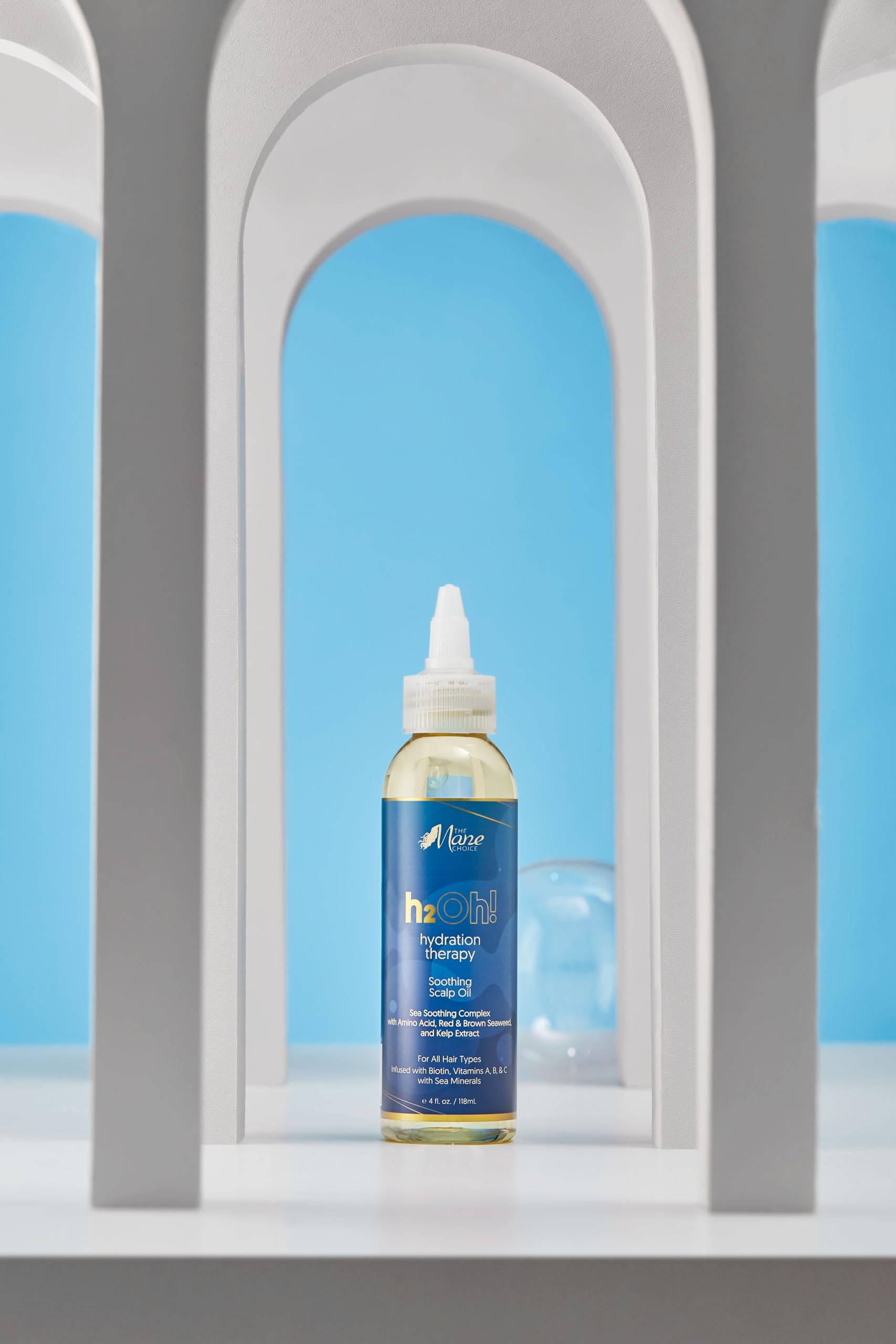 The Mane Choice H2oh! Hydration Therapy Soothing Scalp Oil 4 oz - Thumbnail 3