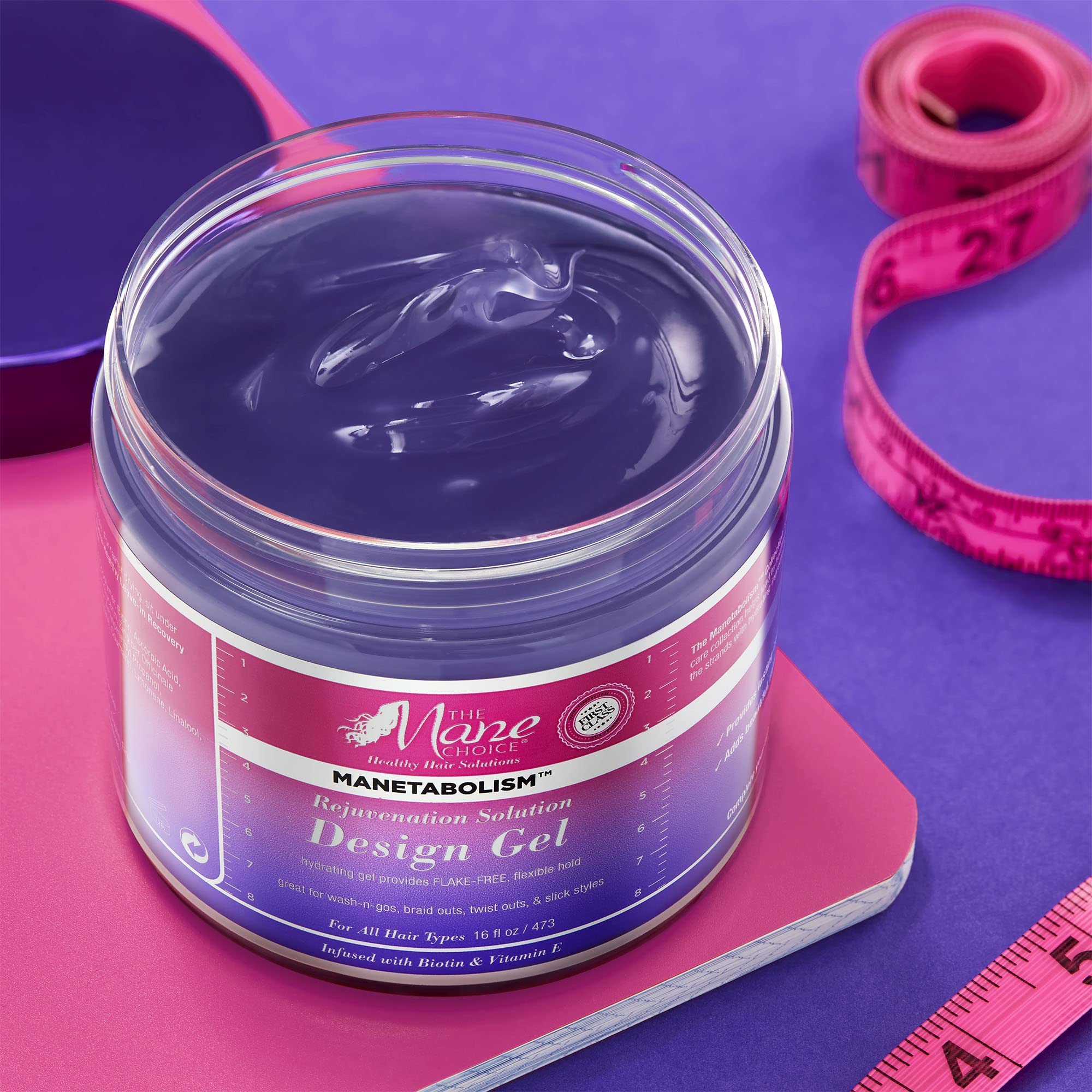 The Mane Choice Manetabolism Rejuvenation Solution Design Hair Gel Twist Braid - Thumbnail 3