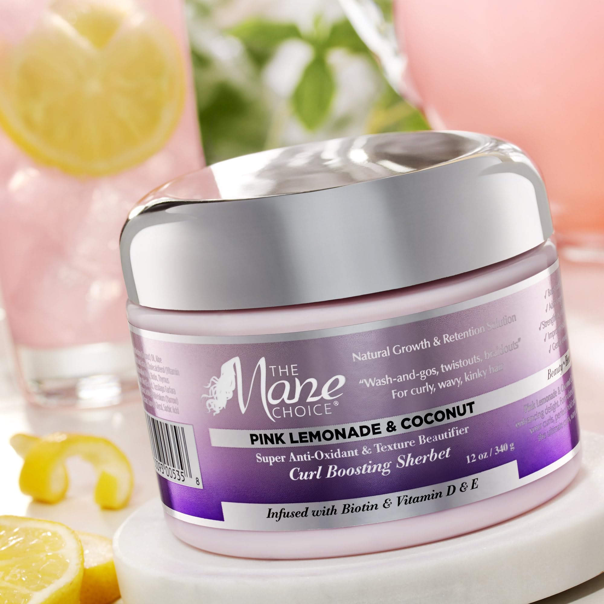 The Mane Choice Pink Lemonade Super Anti Oxidant Texture Beautifier Curl - Thumbnail 2