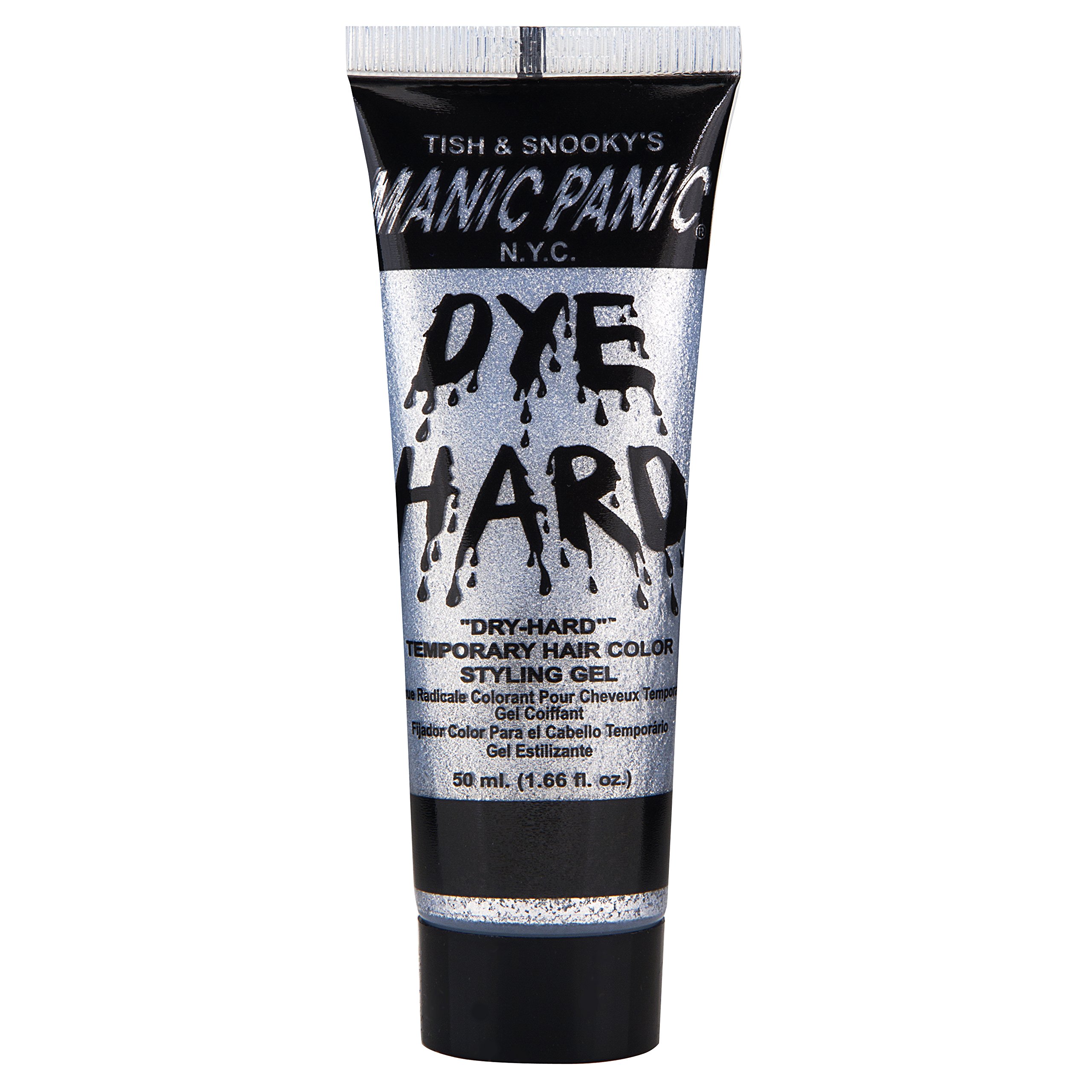Manic Panic Stiletto Silver Grey Hair Dye Gel for Costumes Temporary Halloween