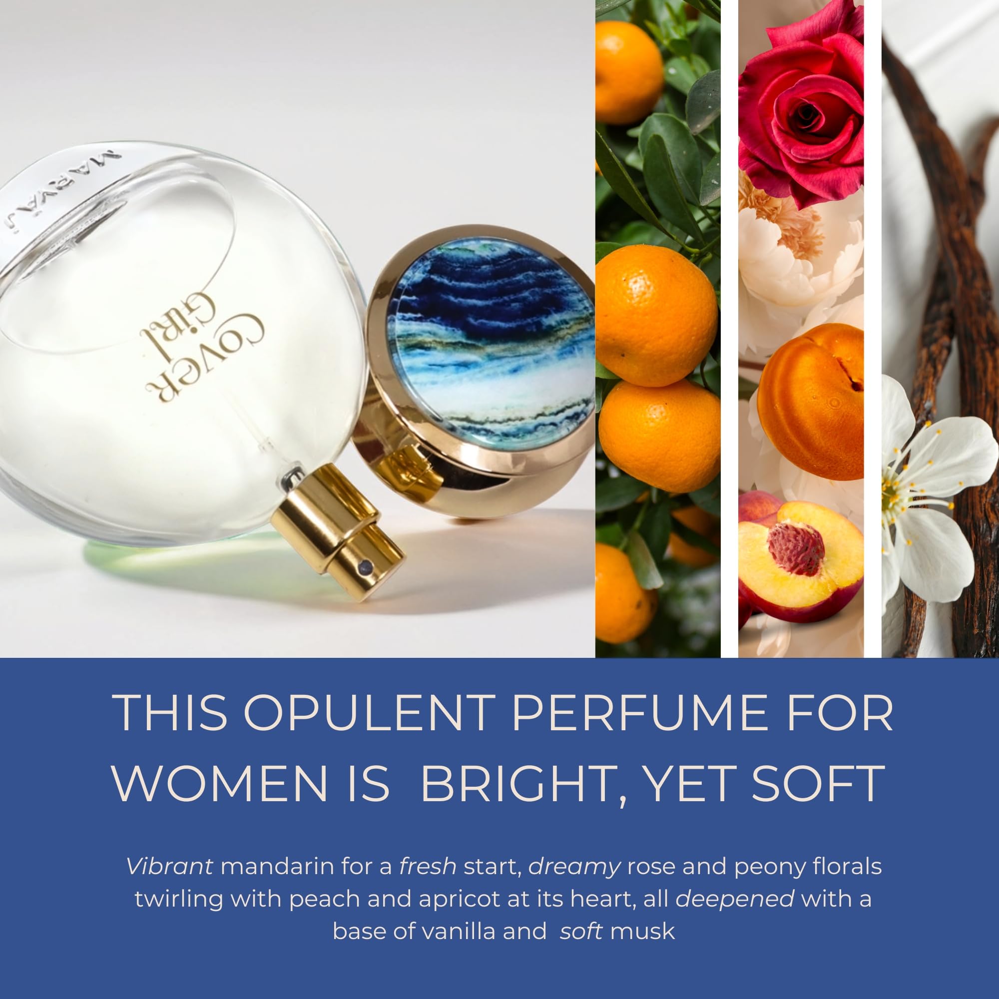 Maryaj Cover Girl Long Lasting Rose Musk Vanilla With Citrus and Floral - Thumbnail 3