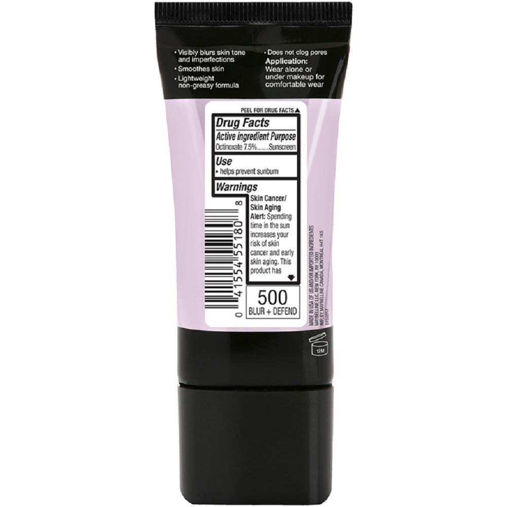 (12-pack) Maybelline Master Prime Primer Makeup Blur And Defend - Thumbnail 3