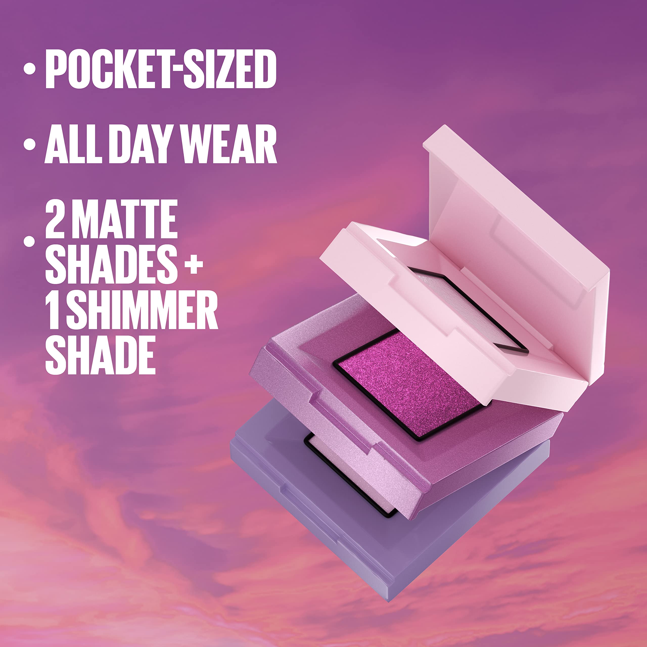 (12-pack) Maybelline New York Shadow Blocks Shadow Blocks Eyeshadow Palette, Stacked Eye Shadow Trio, West 4th & Perry St, 0.08 oz - Thumbnail 3