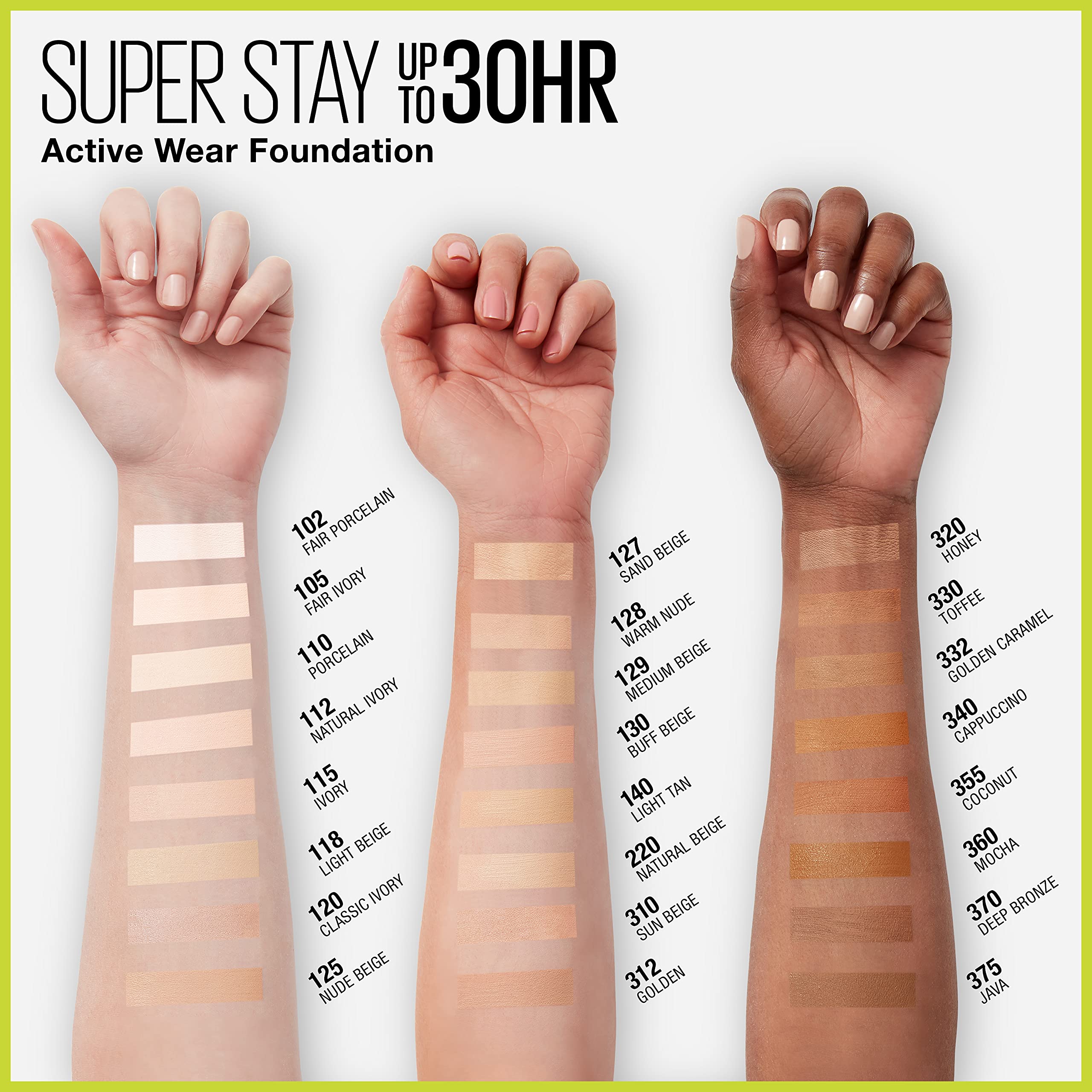 (12-pack) Maybelline Super Stay Liquid Foundation #370 Deep Bronze - Thumbnail 3