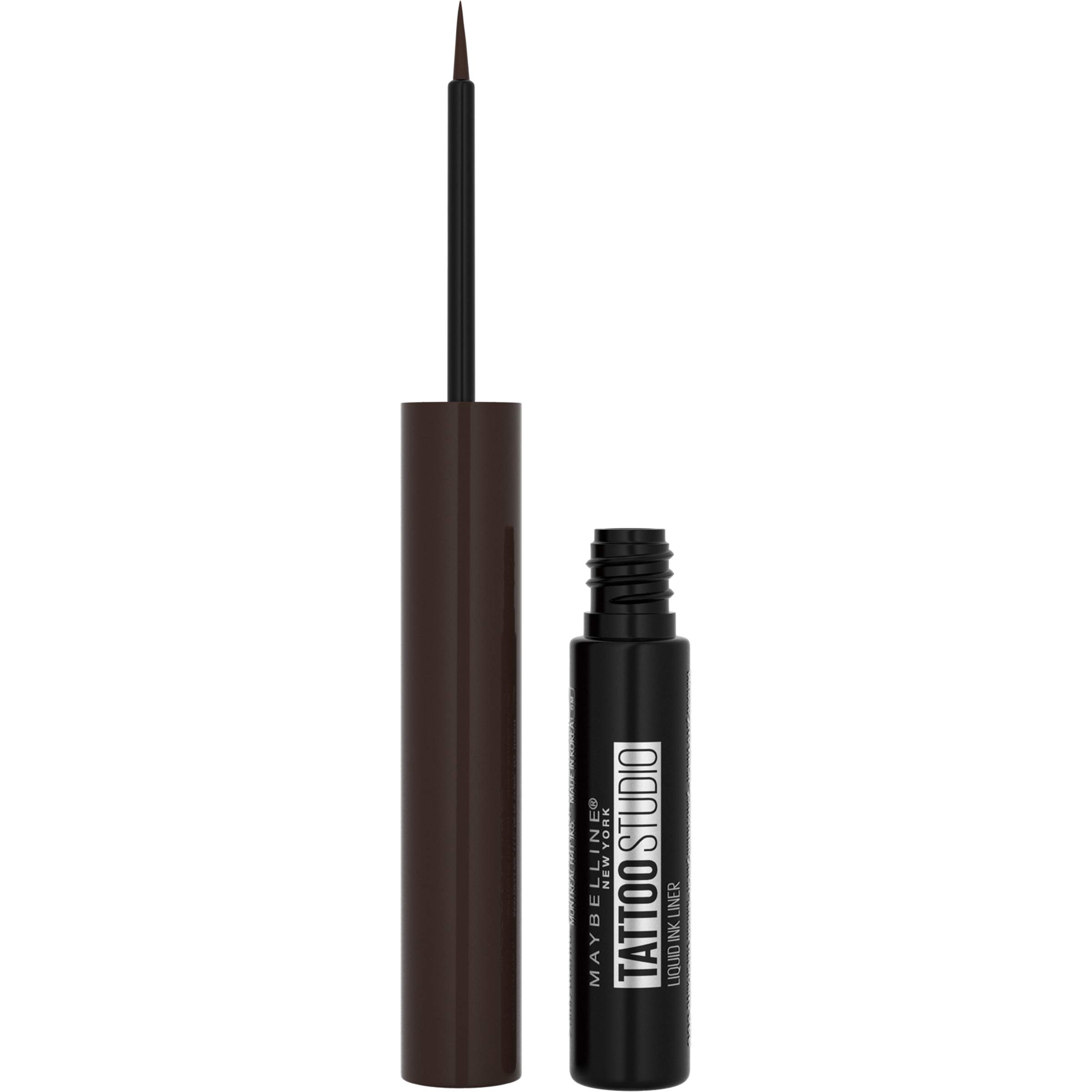 (12-pack) Maybelline Tattoo Studio Liquid Ink Eyeliner Dark Henna Brown - Thumbnail 3