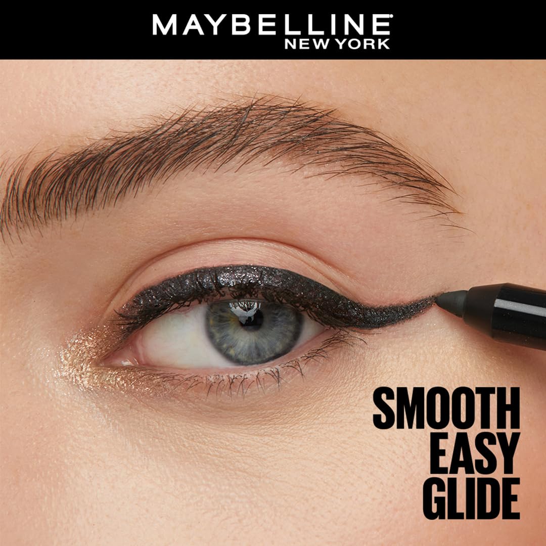 (12-pack) MAYBELLINE New York Tattoo Studio Long-Lasting Sharpenable Eyeliner Pencil, Glide on Smooth Gel Pigments with 36 Hour Wear, Waterproof Rose Quartz 0.04 oz - Thumbnail 3