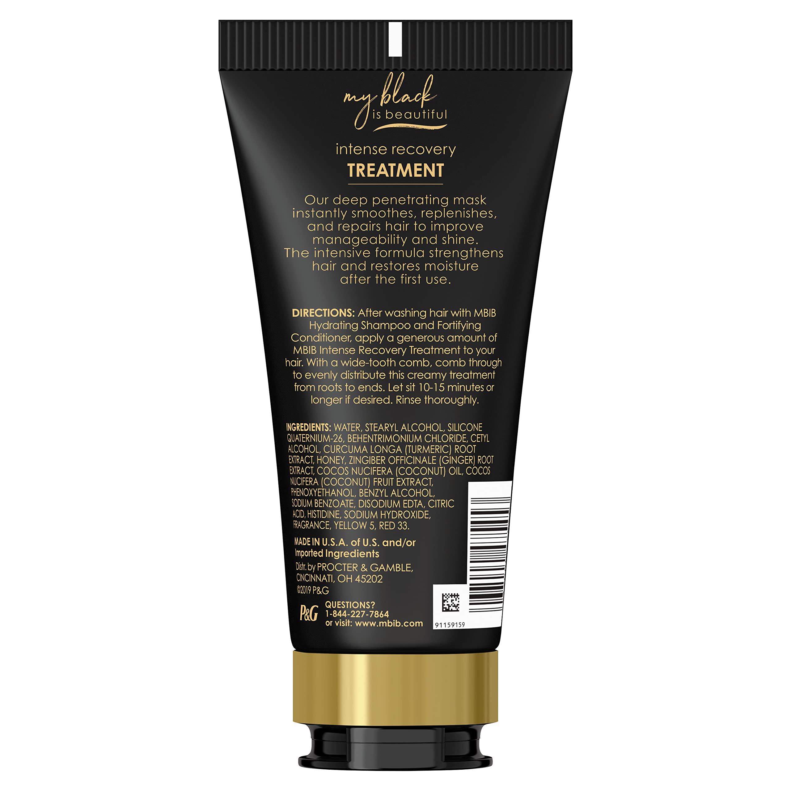 My Black Is Beautiful Intense Recovery Treatment Mask 5.7 Fl Oz - Thumbnail 2