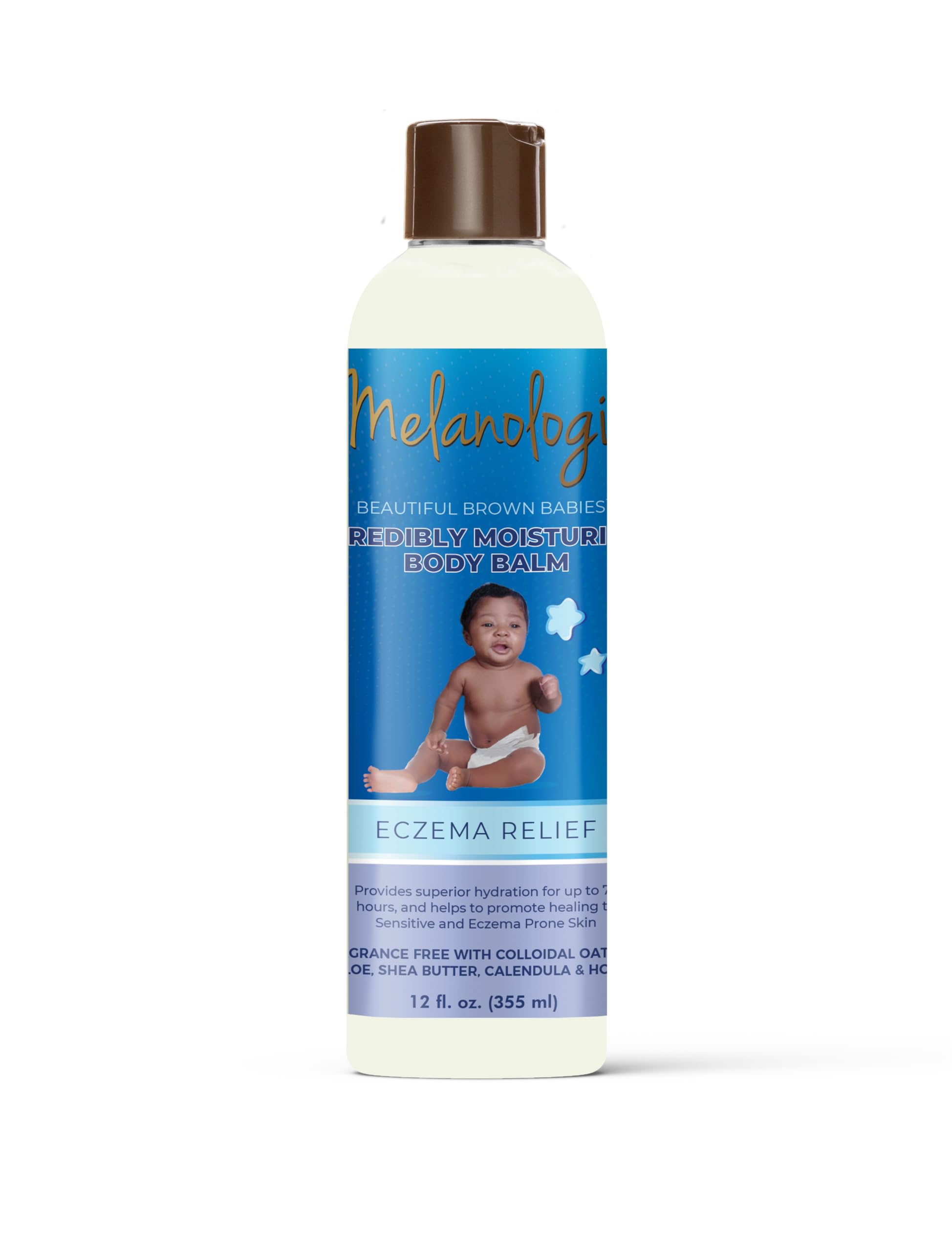 Melanologie Incredibly Moisturizing Body Balm Eczema Relief With 3% Colloidal